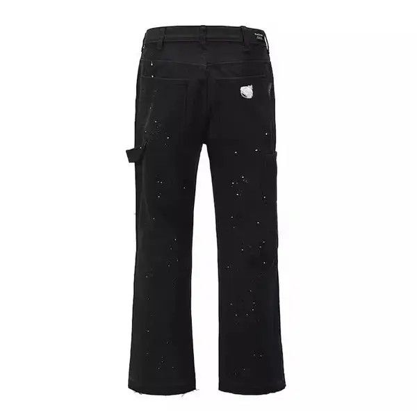 Japanese Brand Paint Detail Patchwork Cargo Flared Pants Size US 32 / EU 48 - 4 Thumbnail