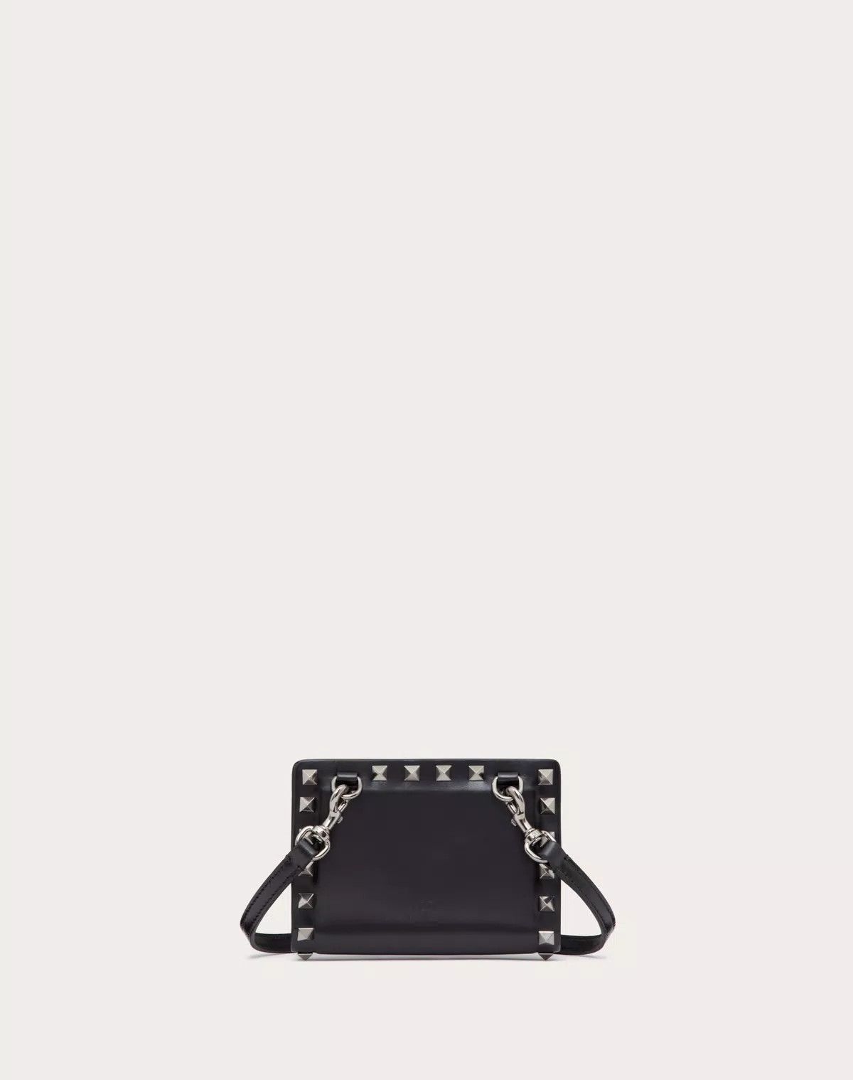 Valentino oc11z0625 Size: OS/Rockstud Calfskin Neck Wallet in Black Size ONE SIZE - 2 Thumbnail