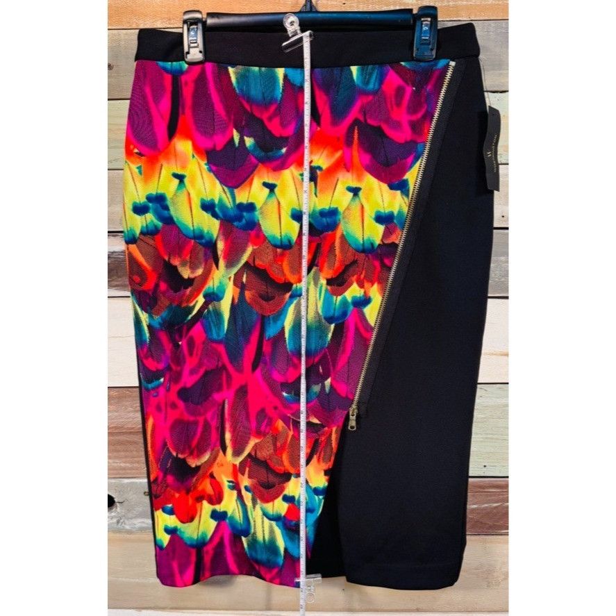 Worthington Woman's WORTHINGTON Colorful Pink Yellow Orange Blue Skirt S Size 32" / US 10 / IT 46 - 9 Thumbnail