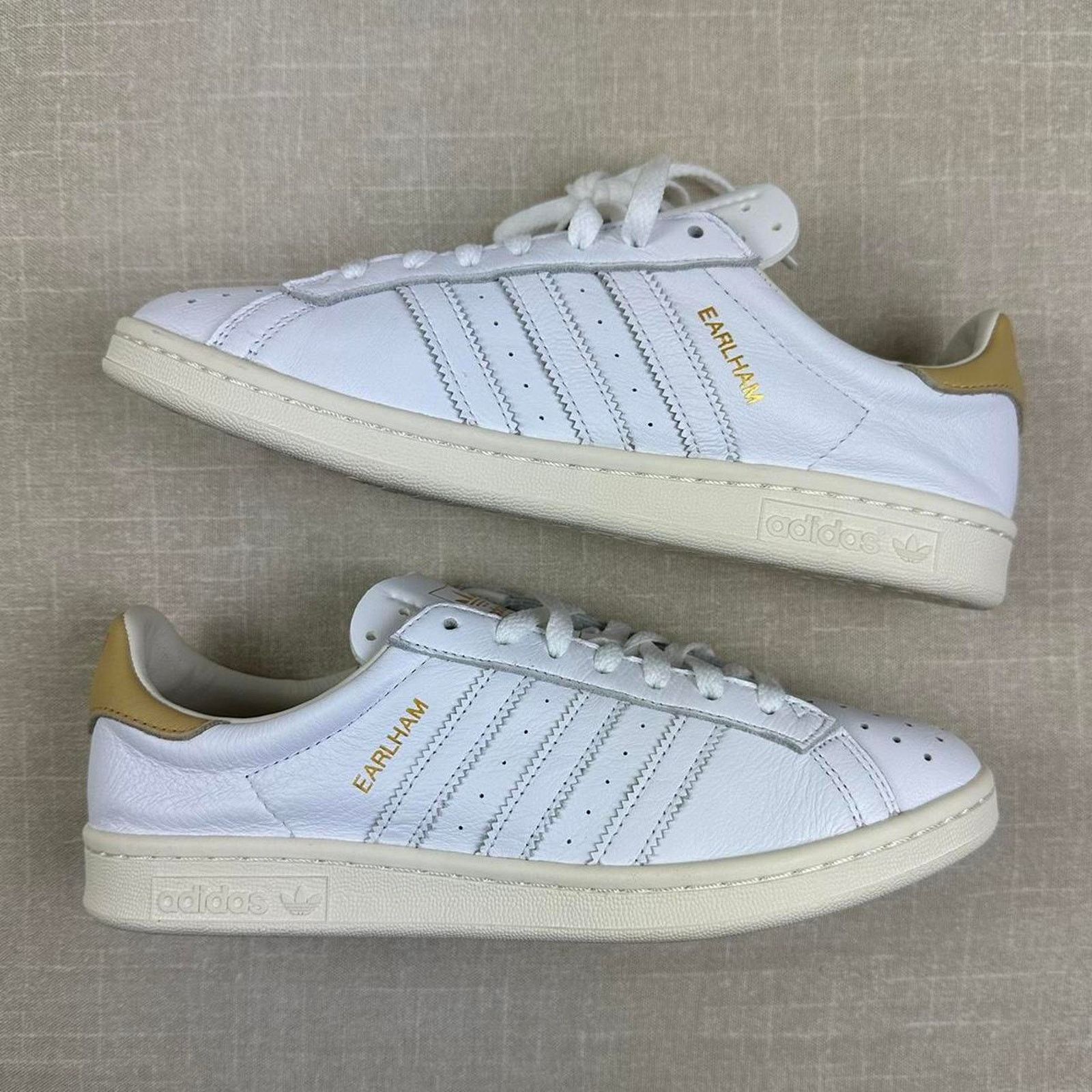 Adidas 2021 Adidas Earlham Leather "White Gold" Size US 8 / EU 41 - 2 Thumbnail