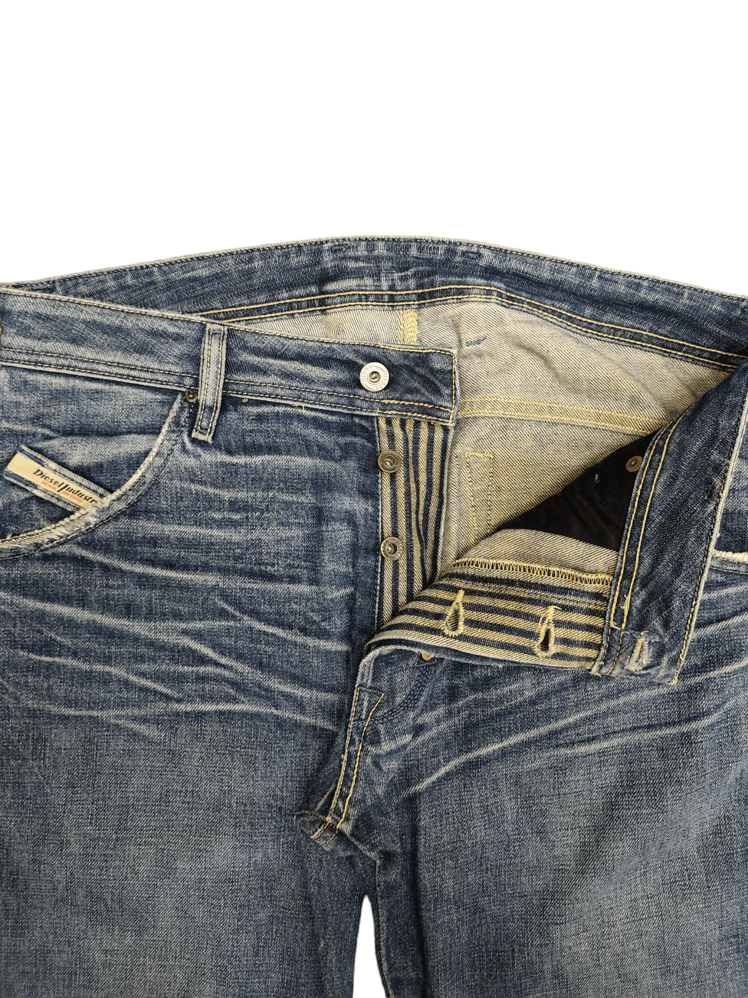 Diesel Wide Leg Jeans Diesel Clawmark Denim Loose Y2k Streetwear Size US 32 / EU 48 - 13 Thumbnail