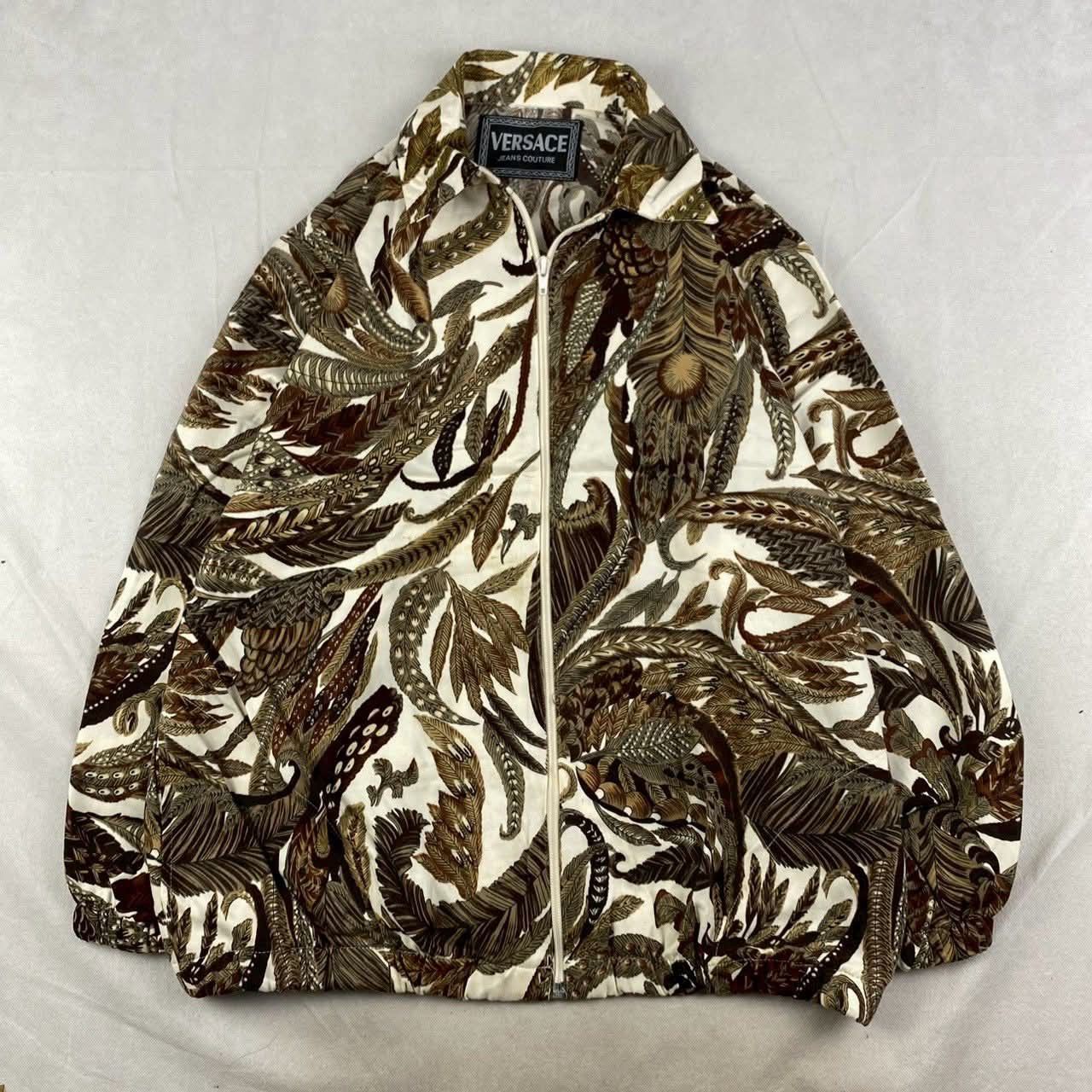 Versace Vintage Versace Bomber Jacket Floral Classic design Size US L / EU 52-54 / 3 - 1 Thumbnail