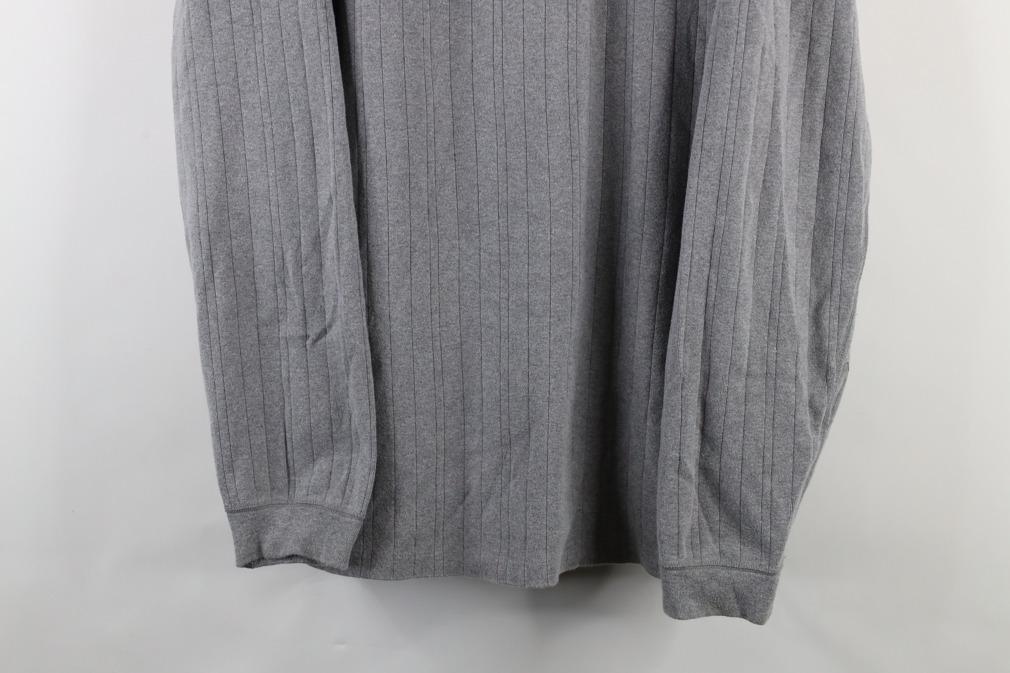 Eddie Bauer × Vintage Vintage 90s Eddie Bauer Knit Long Sleeve Henley T-Shirt USA Size US XL / EU 56 / 4 - 3 Thumbnail