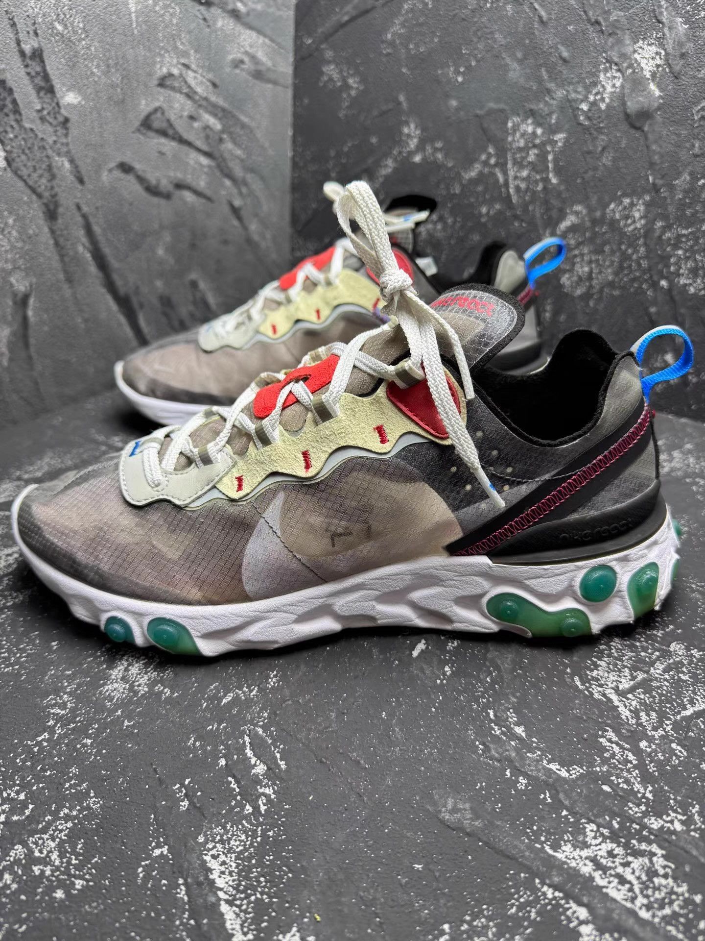 Nike Nike React 87 Undercover Grey Blue Q10 Size US 10 / EU 43 - 2 Thumbnail