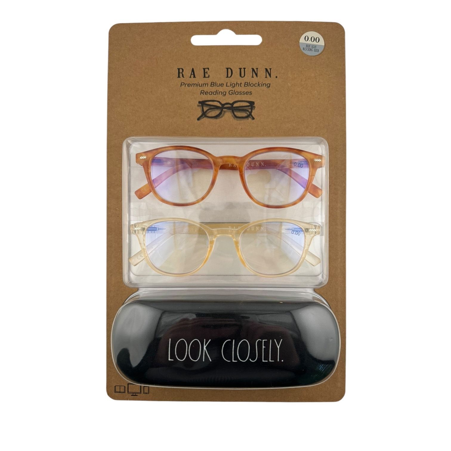 Other Rae Dunn Look Closely Blue Light Blocking Glasses Mag 0.00 Size ONE SIZE - 1 Thumbnail