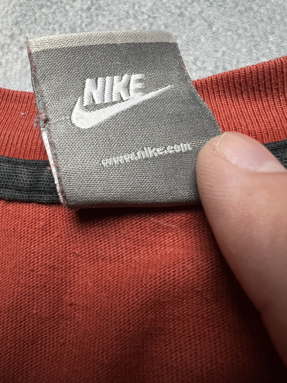 Nike Nike U.S.A crew boxy center swoosh y2k rare logo USA 90s Size US L / EU 52-54 / 3 - 7 Thumbnail