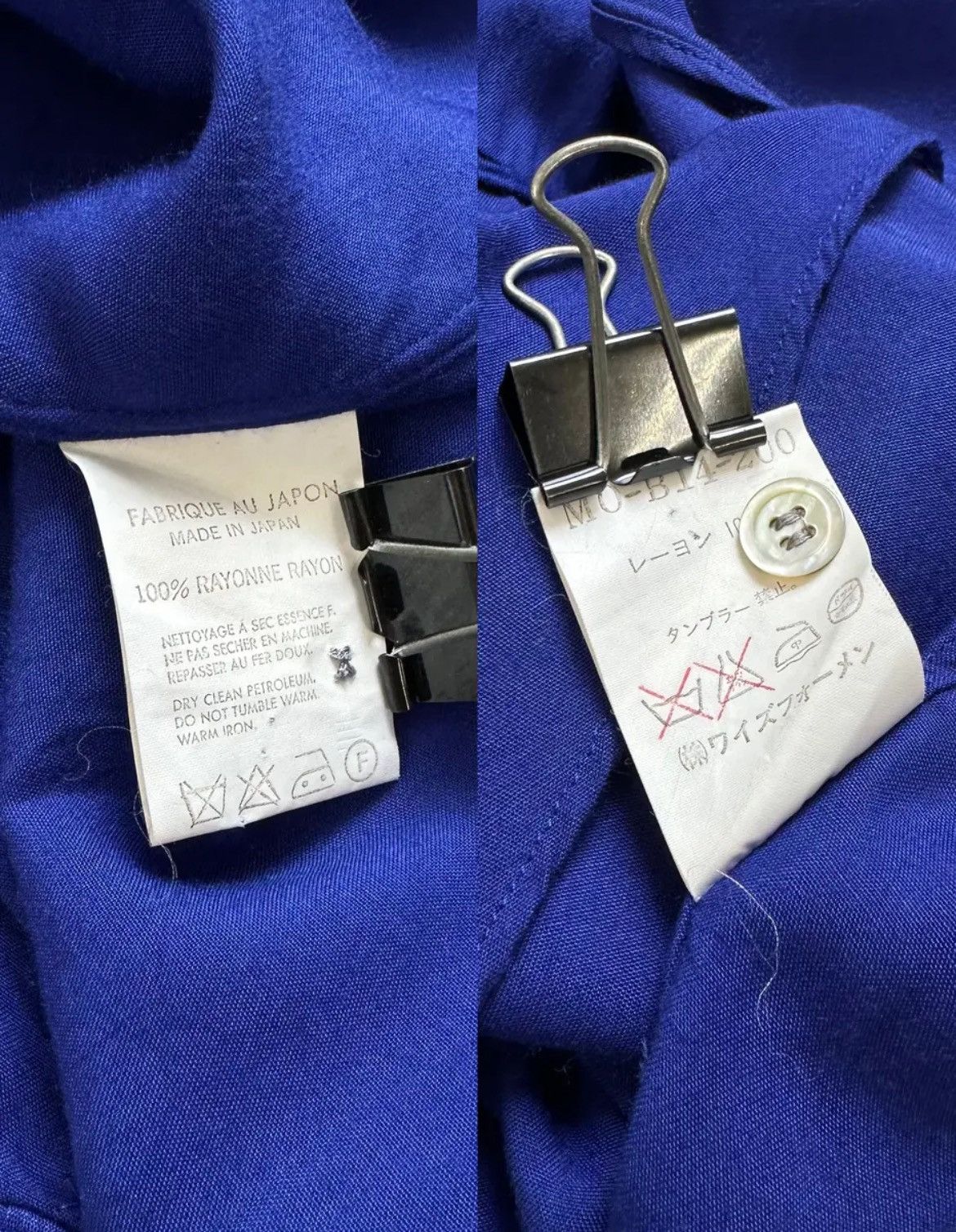 Yohji Yamamoto Yohji Yamamoto 1993ss Rayon oversizes shirt Y's for men Size US XL / EU 56 / 4 - 7 Thumbnail