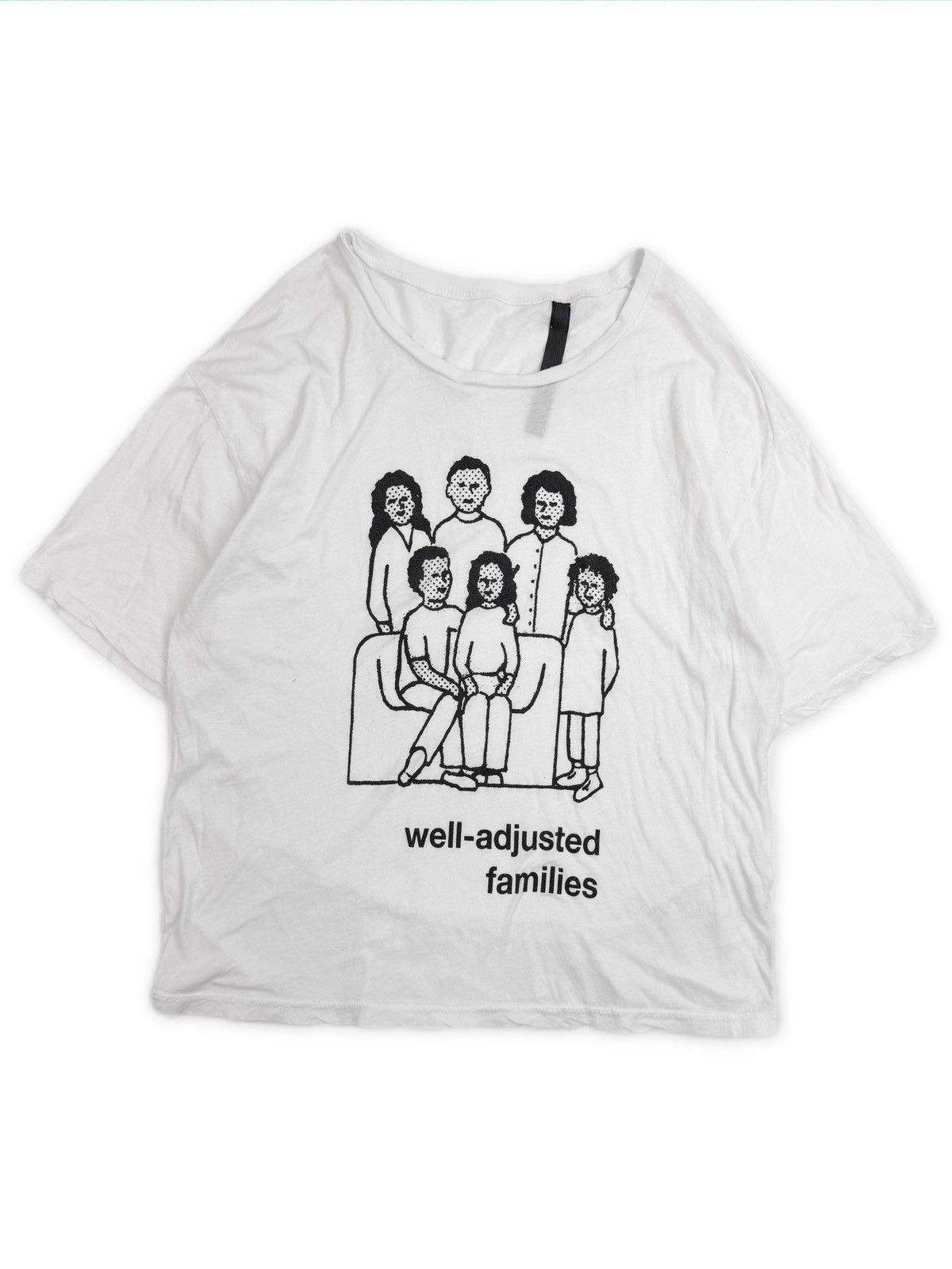 Enfants Riches Deprimes SS18 Enfants Riches Deprimes ‘Well-Adjusted Families’ White Graphic T-Shirt Size US S / EU 44-46 / 1 - 1 Thumbnail