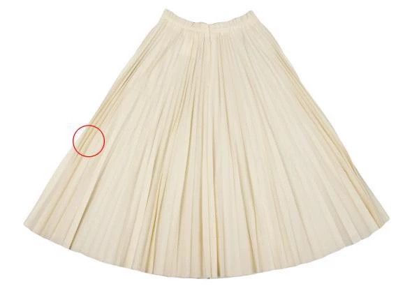 Comme des Garcons Comme Des Garcons Beige Retro Pleated Skirt Size M / US 6-8 / IT 42-44 - 3 Thumbnail