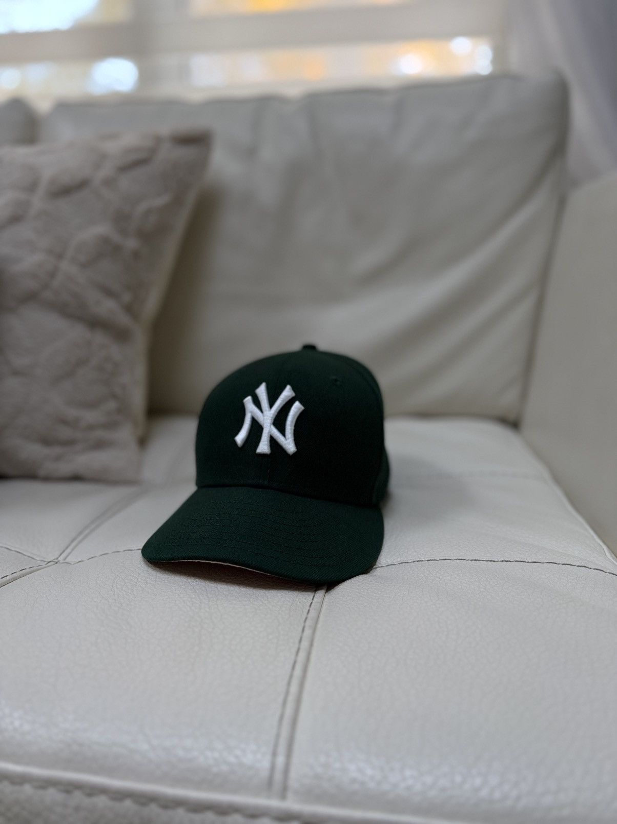 New Era Size 7 59fifty Green eggs & ham Hatclub exclusive Yankee hat Size ONE SIZE - 1 Thumbnail