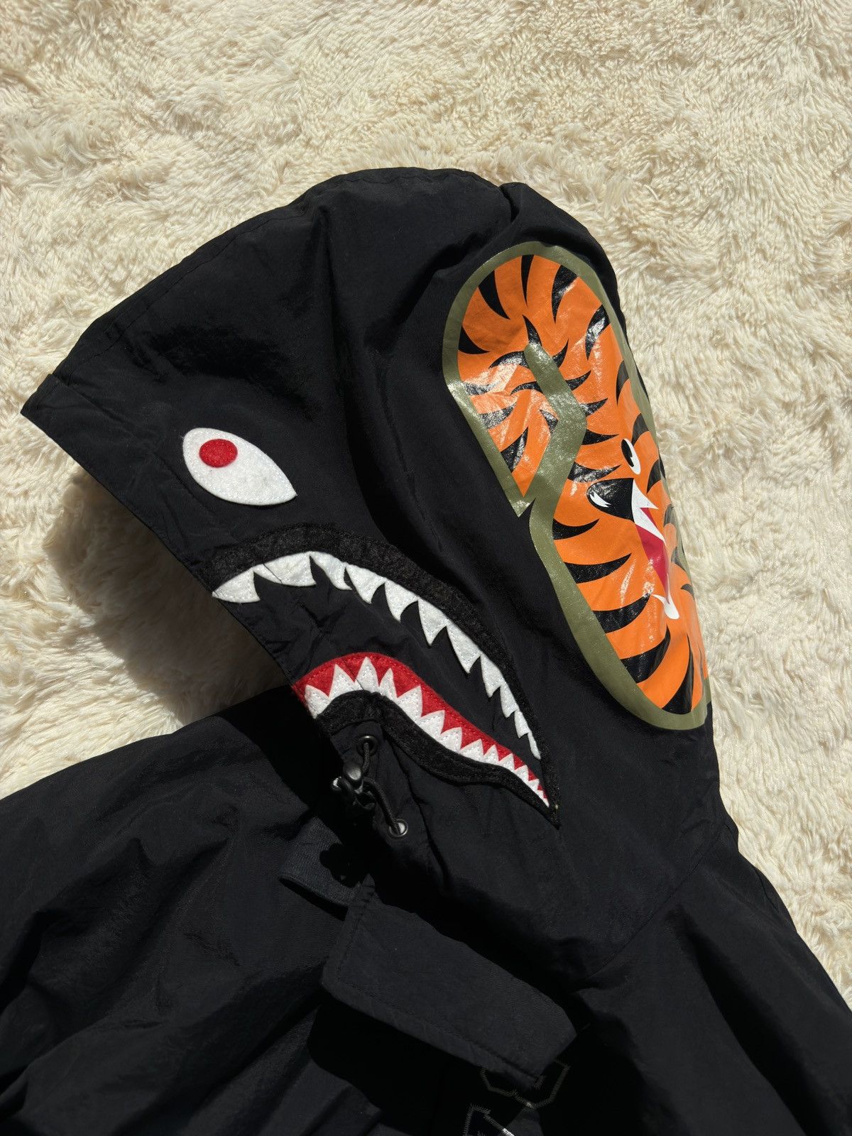 Bape BAPE Relaxed Shark Hoodie Jacket Black M Size US M / EU 48-50 / 2 - 3 Thumbnail