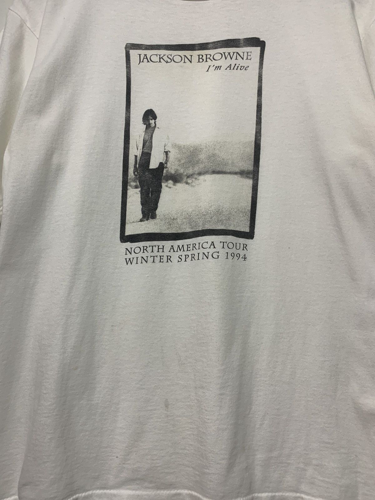 Band Tees × Other × Vintage Vintage 1994 Winter Spring Jackson Browne T Shirt Size US L / EU 52-54 / 3 - 4 Thumbnail