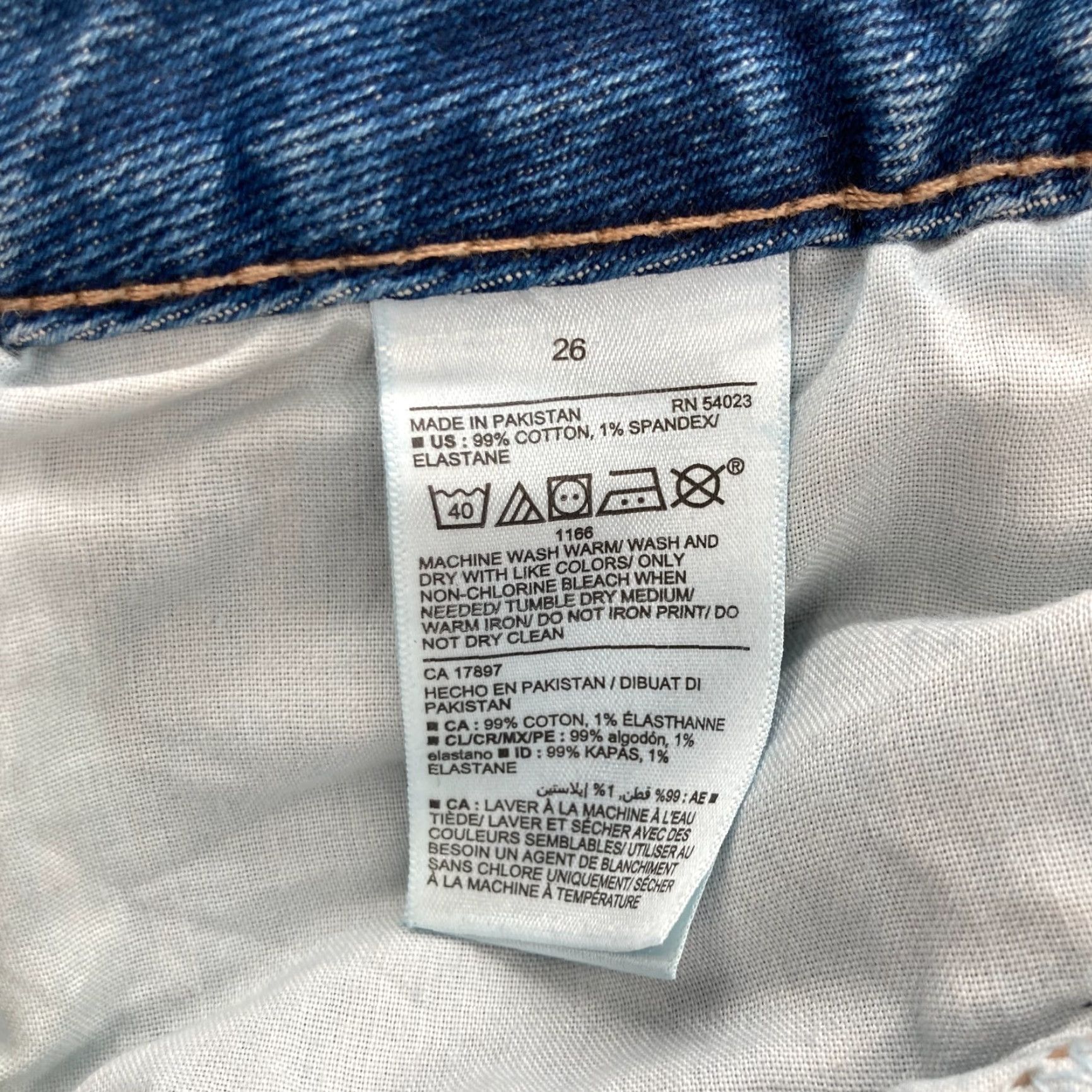 Old Navy Old Navy Womens Size 26 OG Straight High Rise Blue Denim Jeans NWT Curvy Fit Straight Jeans Womens 26 Blue NWT Size 26" / US 2 / IT 38 - 5 Thumbnail