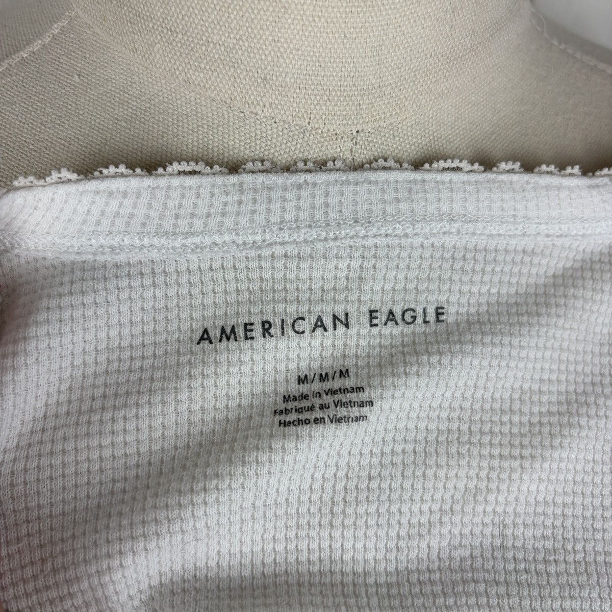 American Eagle Outfitters American eagle white lace trim long sleeve Size M / US 6-8 / IT 42-44 - 5 Thumbnail