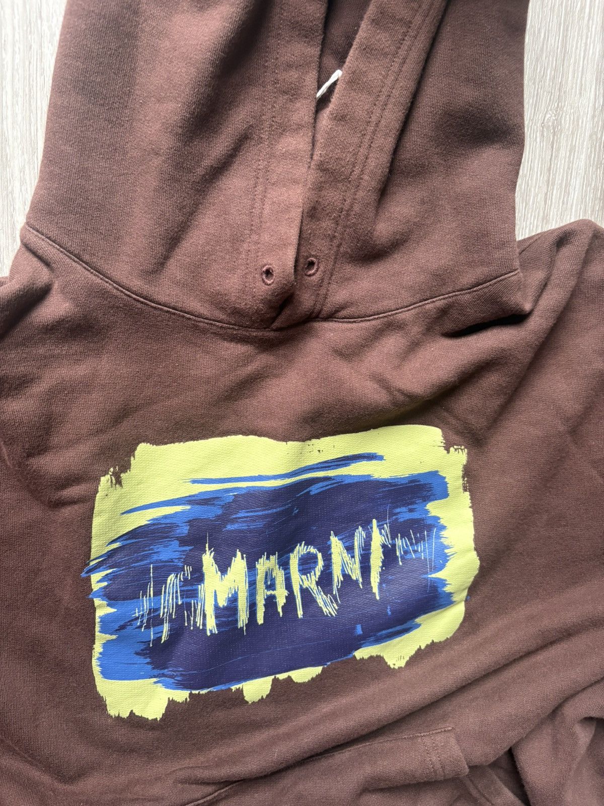 Marni Marni logo brown hoodie Size US L / EU 52-54 / 3 - 8 Thumbnail