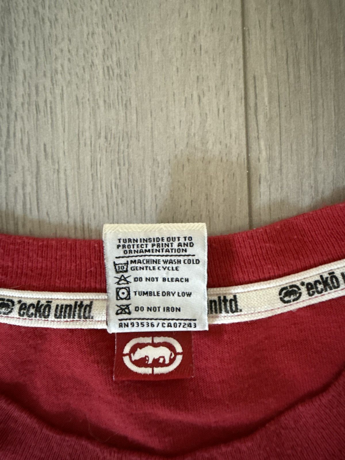 Ecko Unltd. Ecko Untld. Baggy Red Rhino Skater Graphic Tee Size US XXL / EU 58 / 5 - 6 Thumbnail