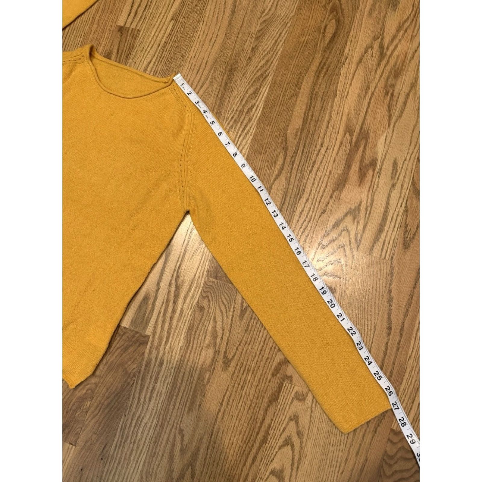 Vintage Como Boca 100% Cashmere Roll Neck Sweater Women’s Size Small Pullover Yellow Size S / US 4 / IT 40 - 7 Thumbnail