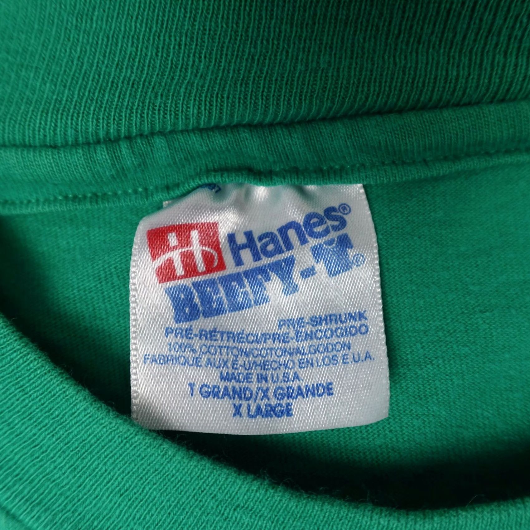 Hanes Vintage Hanes Raps Grill Bar Shirt Mens XL Green Rapscallions Graphic Tee 90s Size US XL / EU 56 / 4 - 4 Thumbnail
