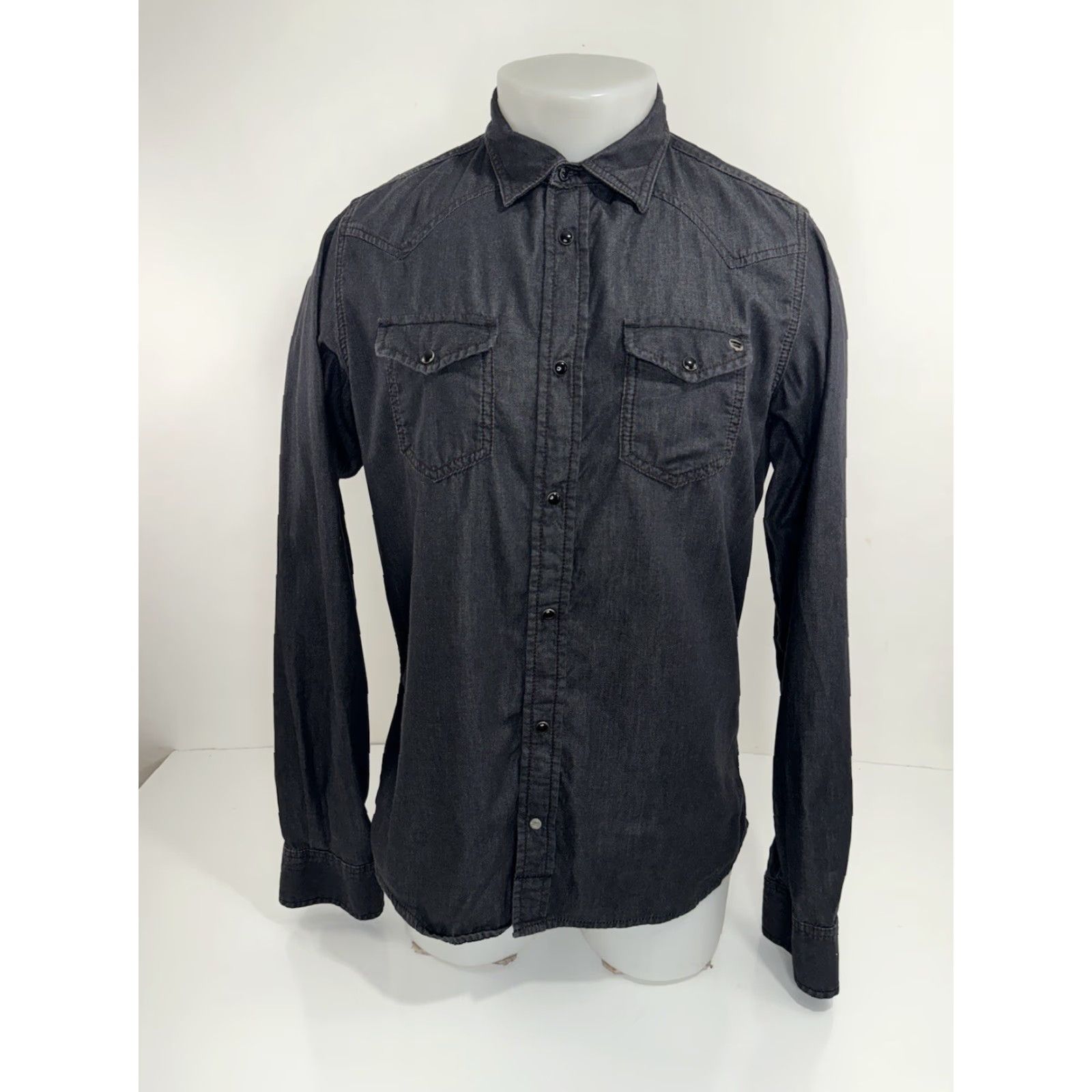 Diesel Diesel Industries - Snap Western Mens Medium / Fitted Large Shirt Size US L / EU 52-54 / 3 - 2 Thumbnail