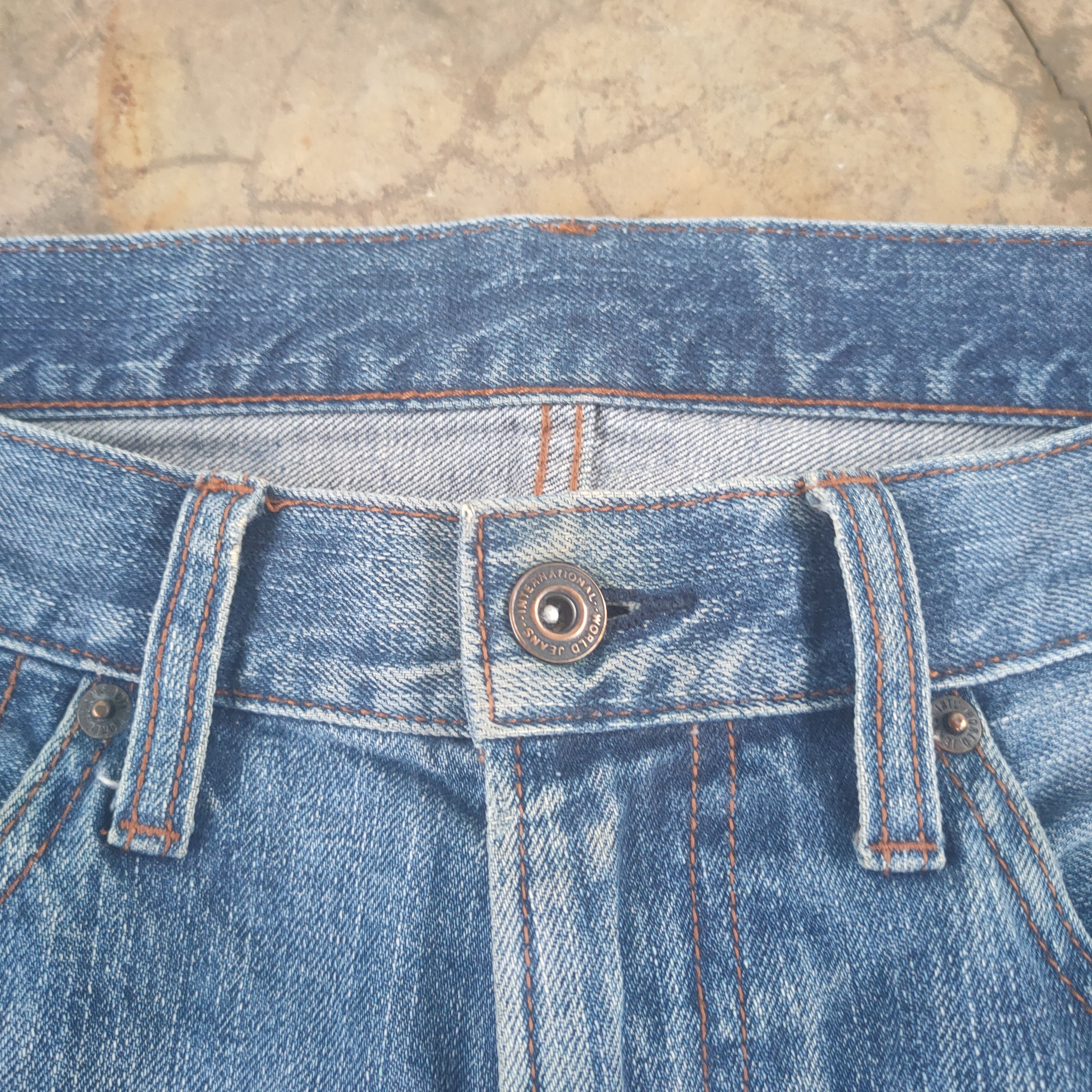 Japanese Brand W31 VINTAGE JAPANESE FADED DISTRESSED JEAN DENIM PANTS Size US 31 - 5 Thumbnail