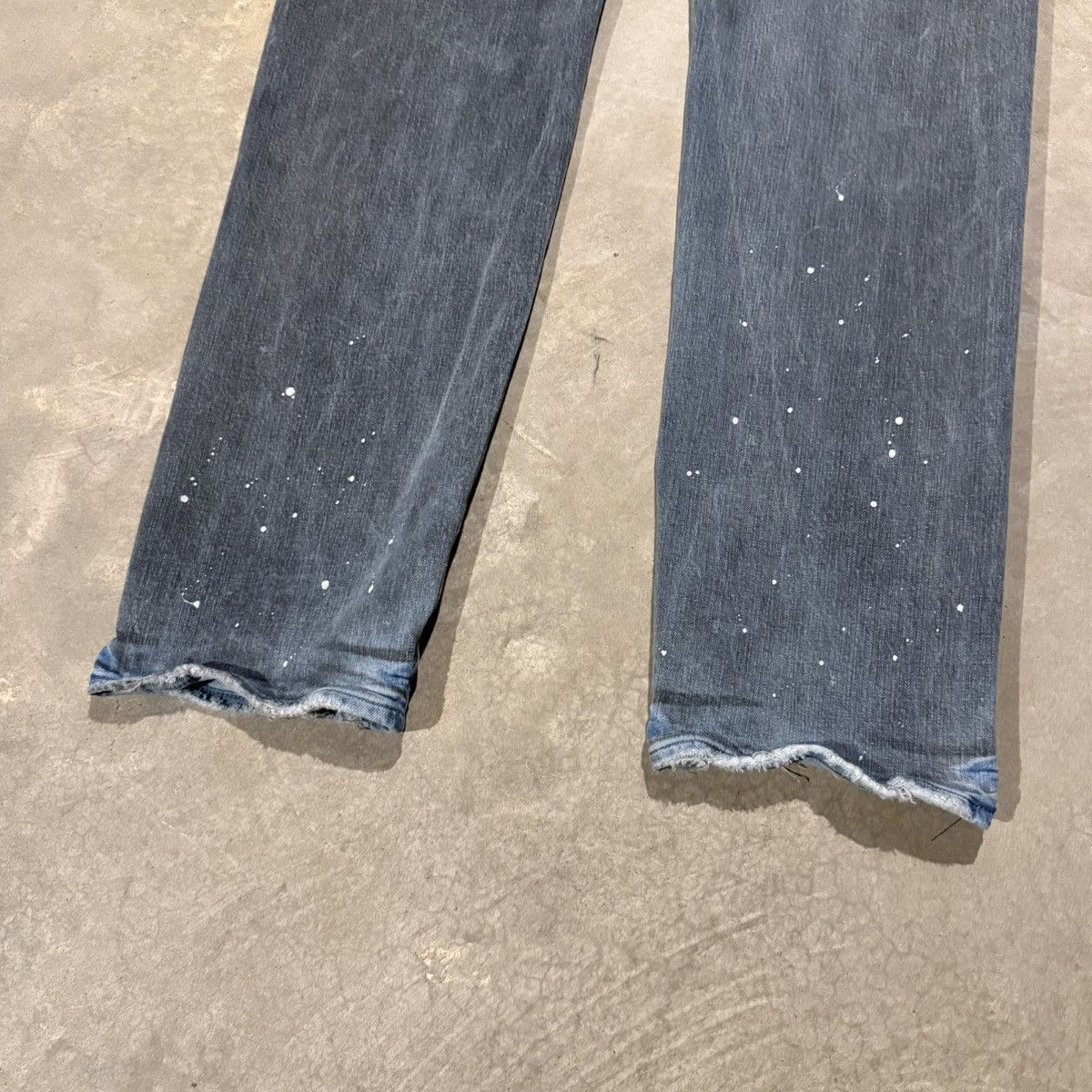 Purple Brand Purple Brand P005 Painters Waxed Indigo Slim Straight Denim Size US 40 / EU 56 - 13 Thumbnail