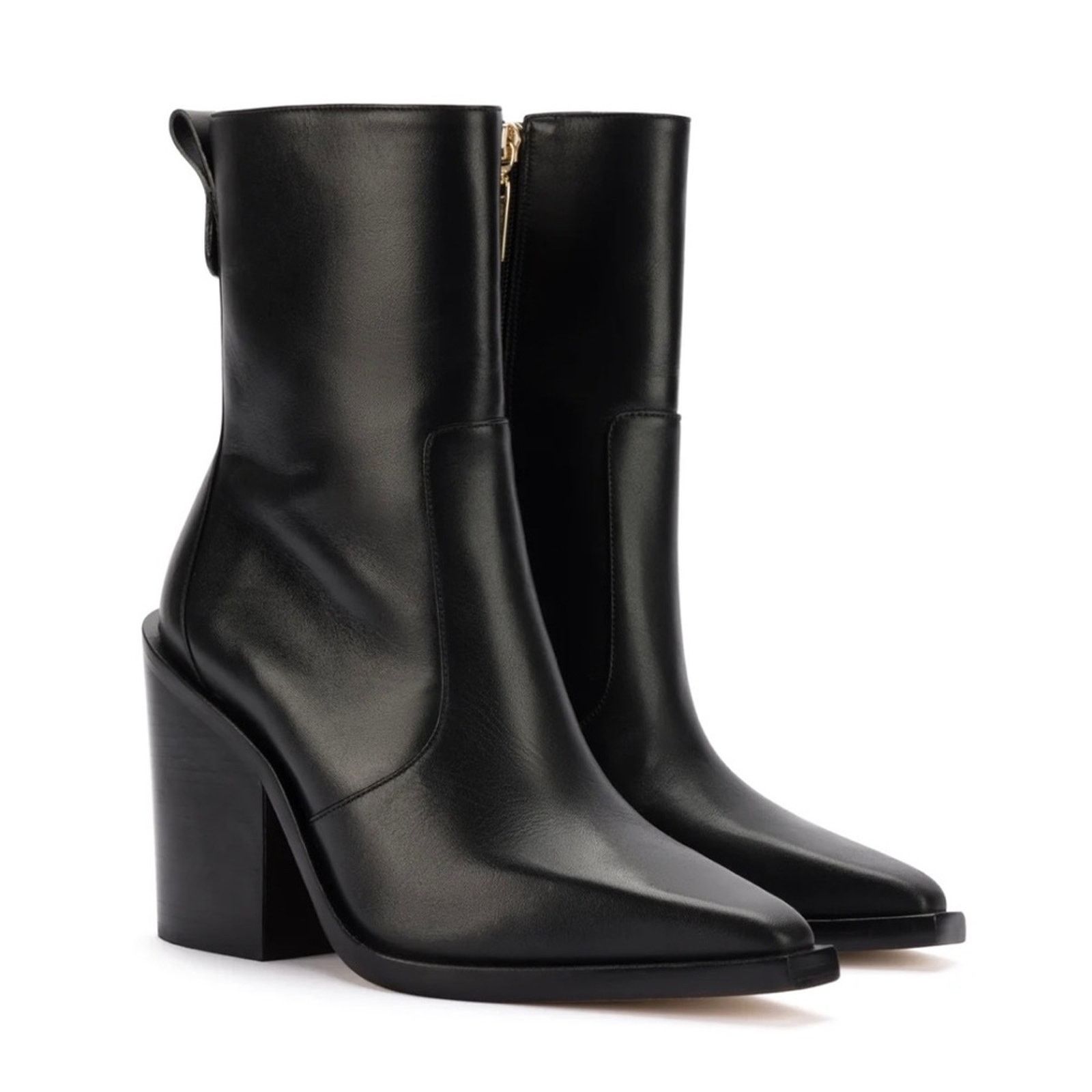 Other LARROUDE James 95mm Leather Ankle Booties Size US 9 / IT 39 - 4 Thumbnail