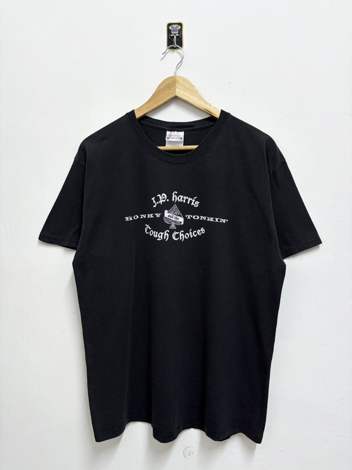 Band Tees × Country Road × Vintage 2000’s J.P Harris - Country Singer T-Shirt Size US M / EU 48-50 / 2 - 1 Thumbnail