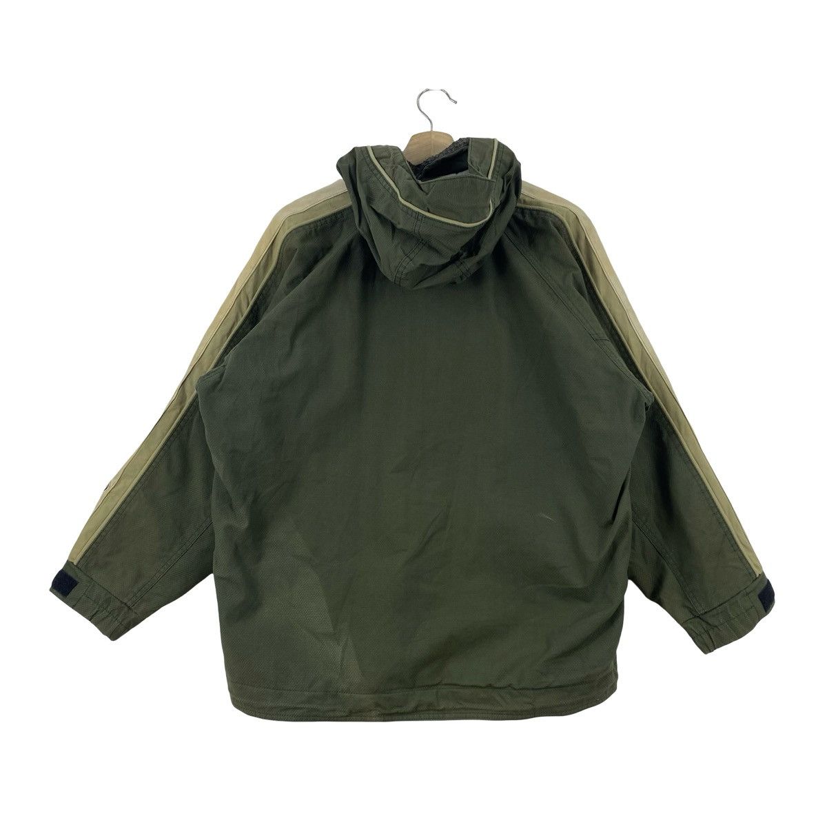 Ellesse Vintage ELLESSE Hooded Jacket Olive Full Zip Fleece Size US S / EU 44-46 / 1 - 8 Thumbnail