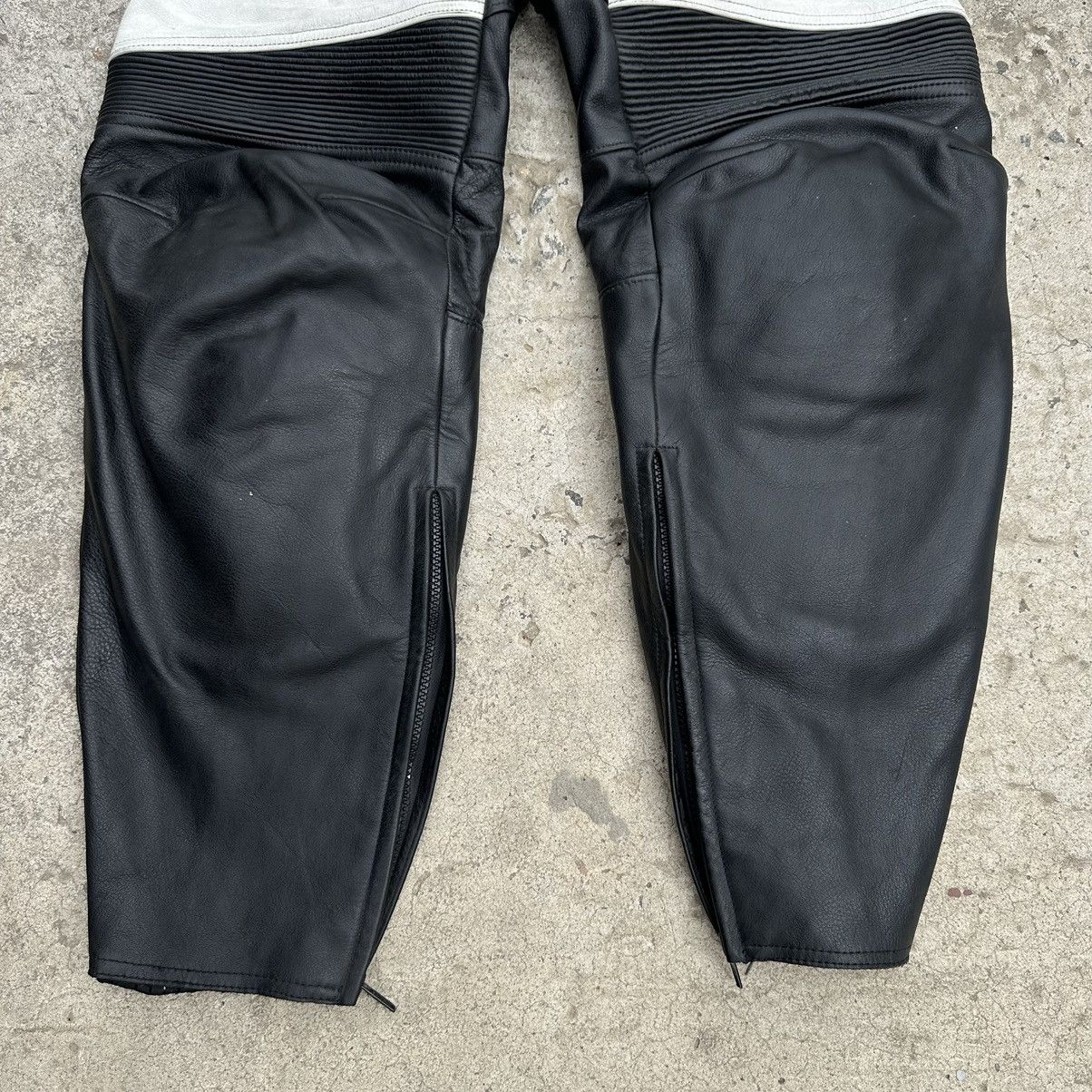 Leather × Vintage Vintage Moto Leather Pants Aces Size 56 Y2K Style USA 00s Size US 40 / EU 56 - 3 Thumbnail