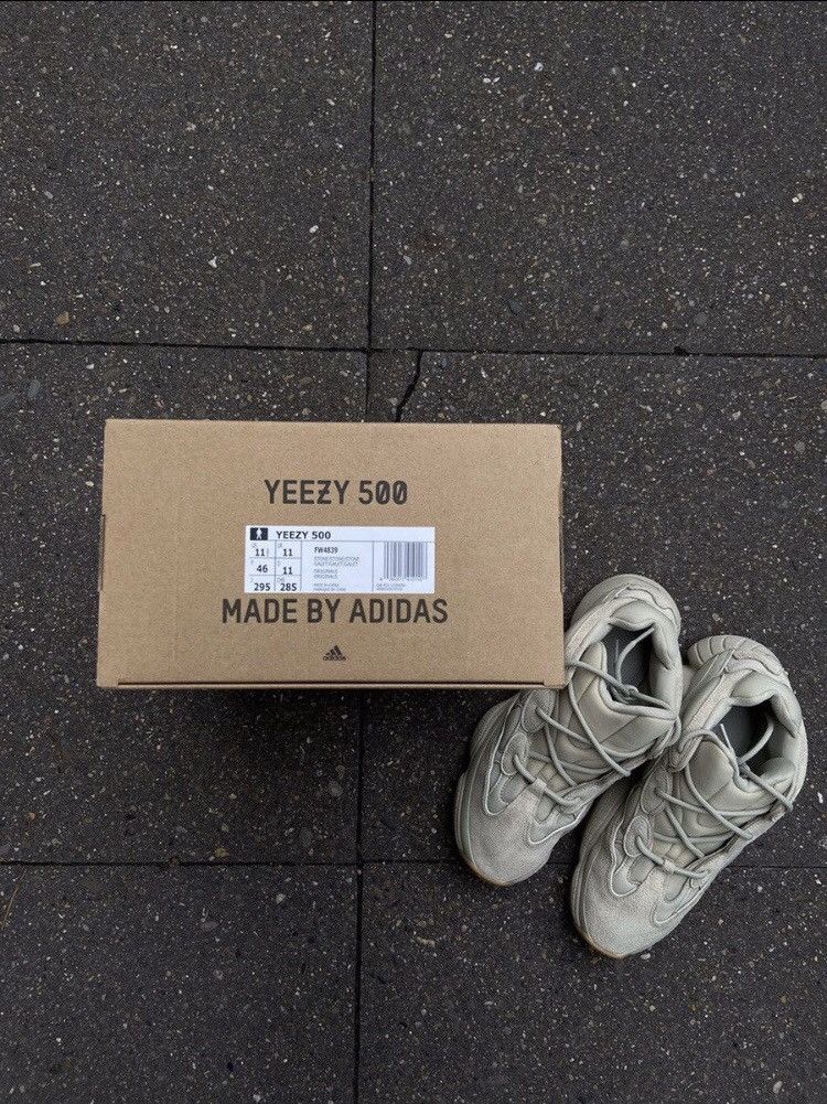 Adidas × Kanye West × Yeezy YEEZY 500 STONE / GALET Size US 11.5 / EU 44-45 - 6 Thumbnail
