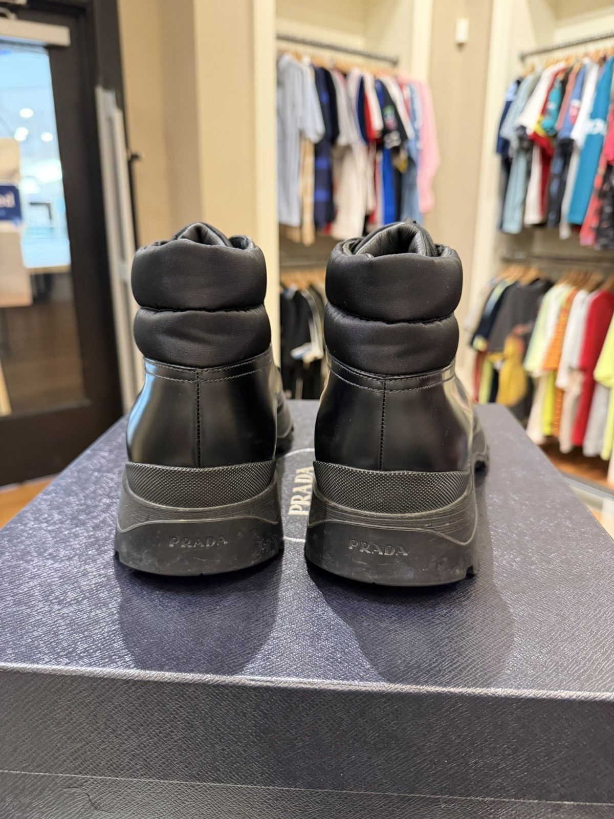 Prada Prada Brixxen Leather Ankle Boots Size US 9 / EU 42 - 6 Thumbnail