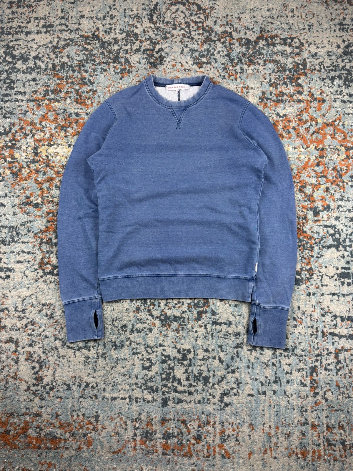 Orlebar Brown Orlebar Brown washed glove sleeve basic essential sweatshirt Size US S / EU 44-46 / 1 - 1 Thumbnail