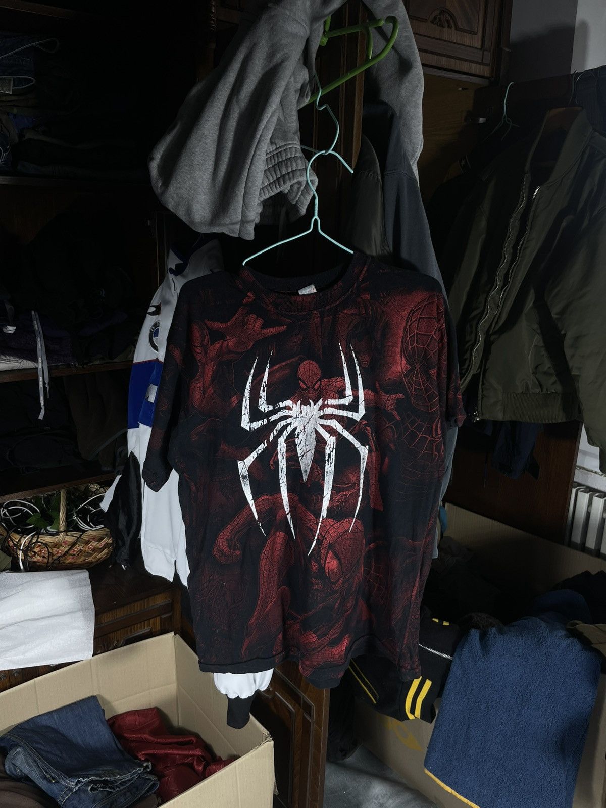Marvel Comics Marvel Comics Spider Man overpint big logo 00ss tee t-shirt Size US L / EU 52-54 / 3 - 1 Thumbnail