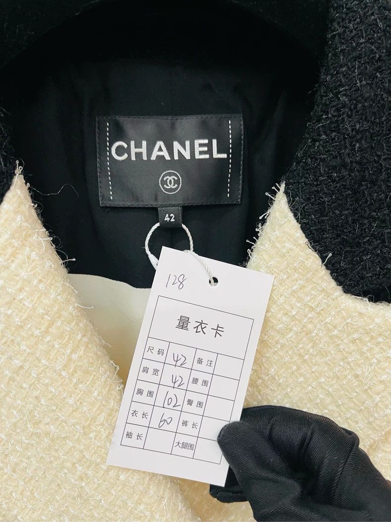 Chanel Chanel Kangpeng black and white tweed jacket 2504-Nextarro Size M / US 6-8 / IT 42-44 - 4 Thumbnail