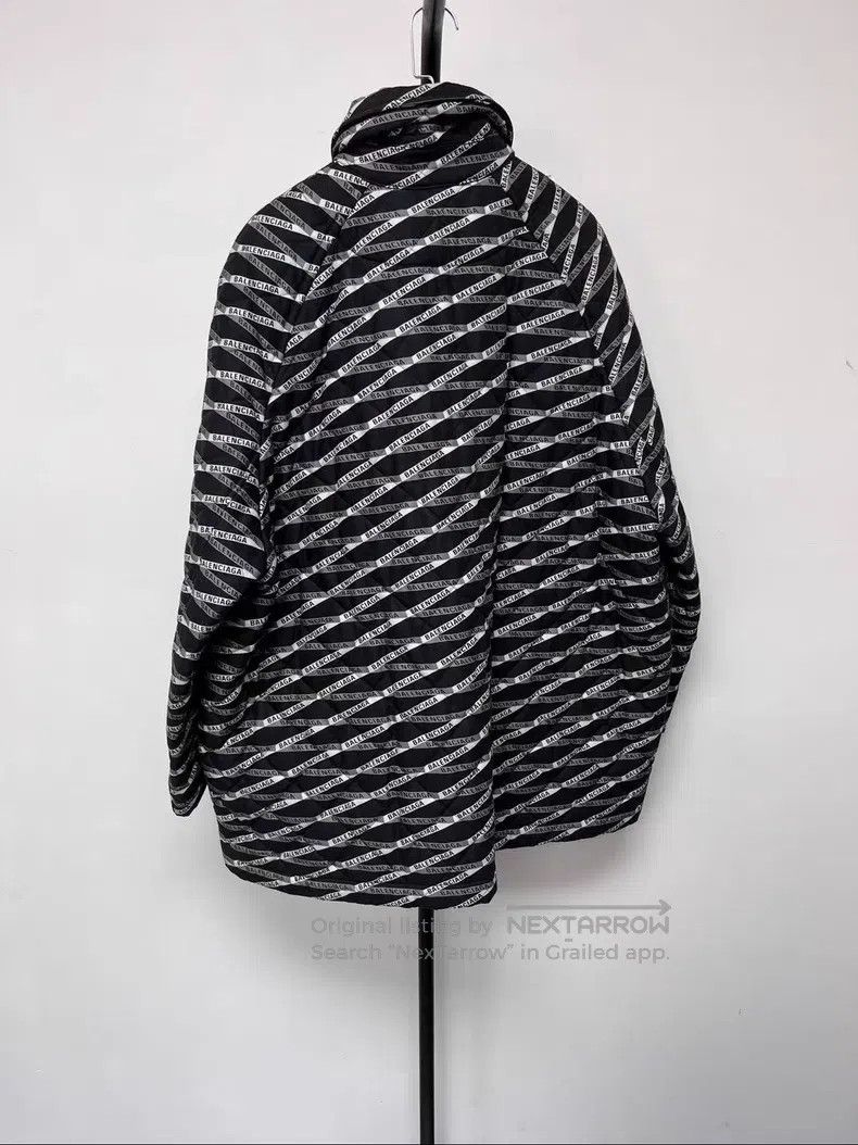 Balenciaga Balenciaga Logo print all-over lightweight down jacket Size US XS / EU 42 / 0 - 2 Thumbnail