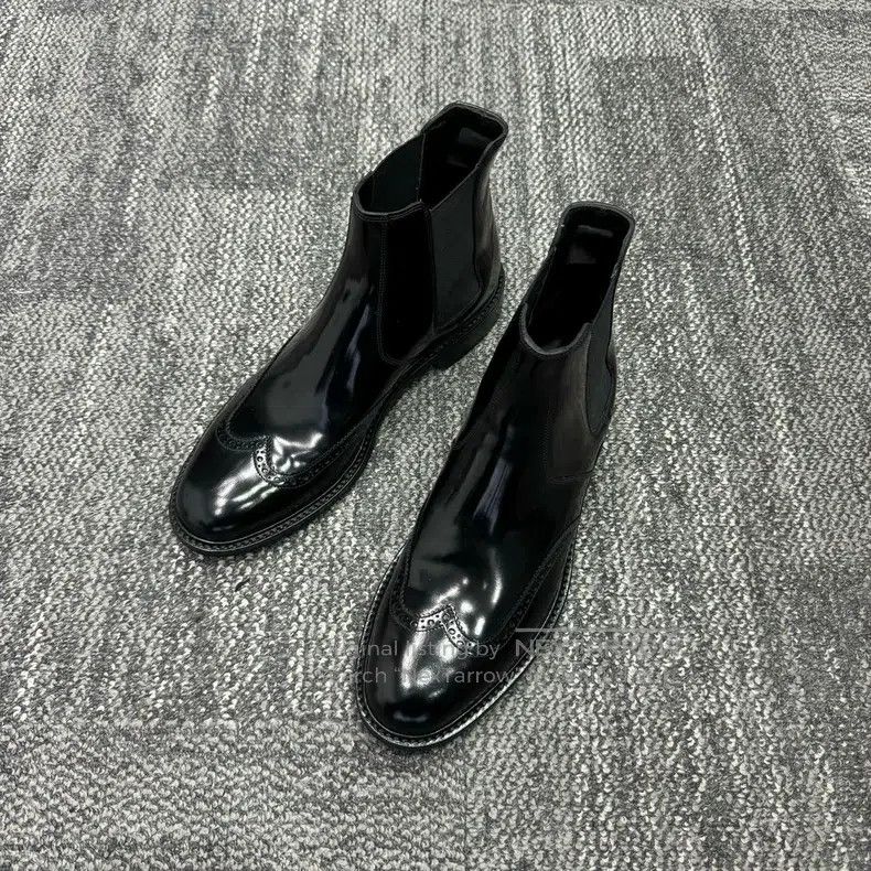 Saint Laurent Paris Saint Laurent Paris Carved Chelsea boots Size US 11 / EU 44 - 1 Thumbnail