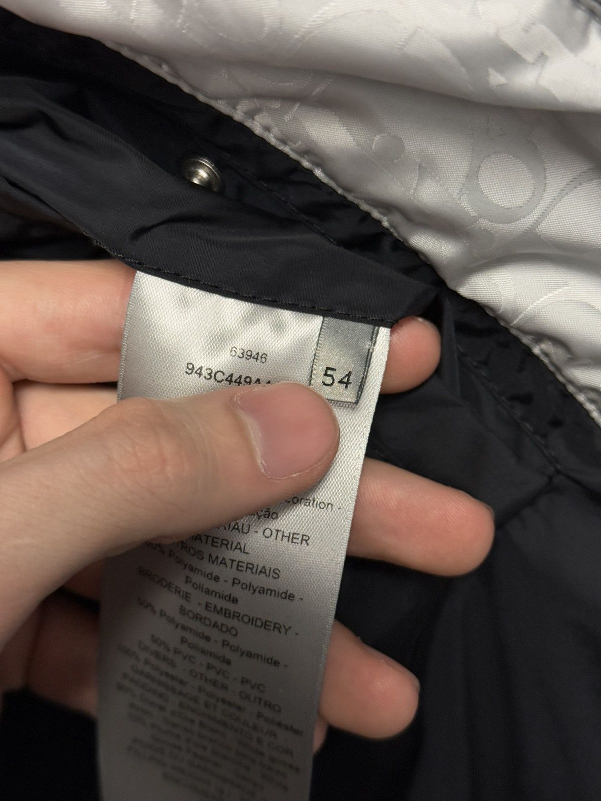 Dior Dior Oblique Down Puffer Jacket Size 54 Silver CLEAN Size US L / EU 52-54 / 3 - 16 Thumbnail