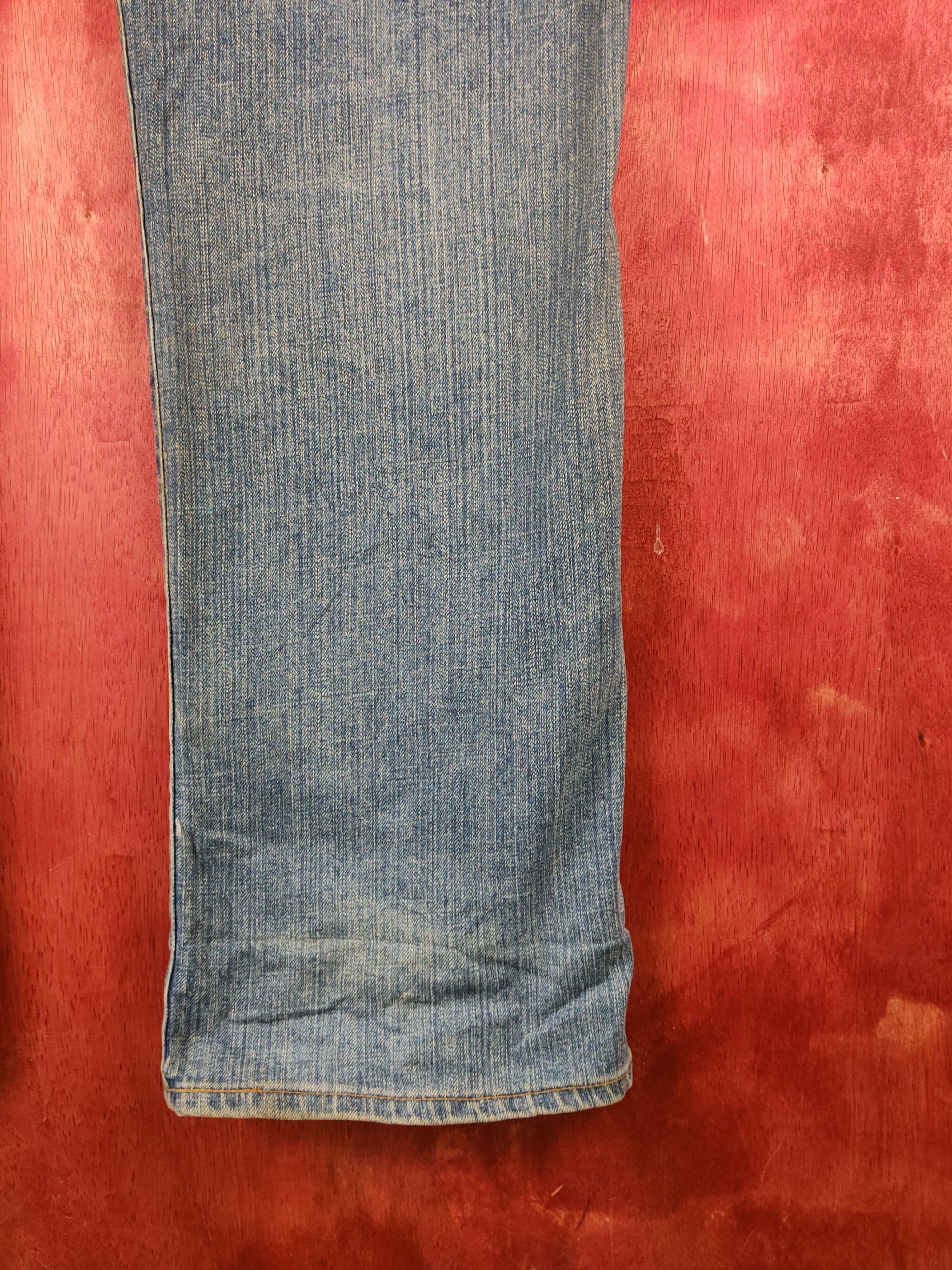 Edwin Edwin Blue Faded Distressed Ripped Jeans #S2238 Size US 39 - 13 Thumbnail