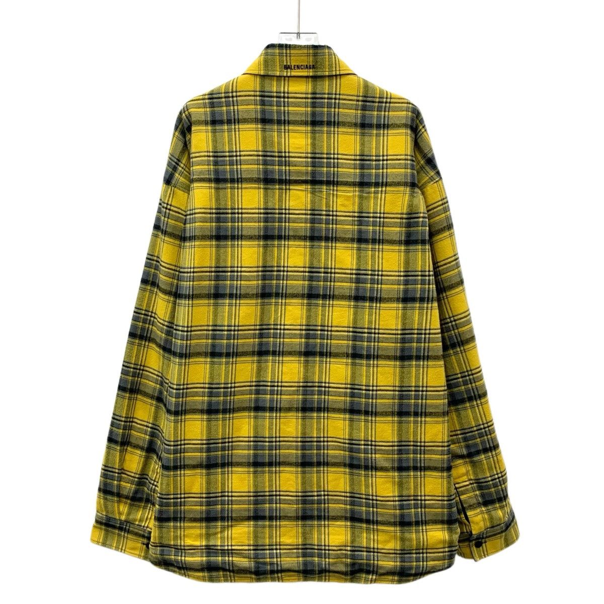 Balenciaga Balenciaga 22 colorblocked plaid cotton reversible shirt Size S / US 4 / IT 40 - 2 Thumbnail