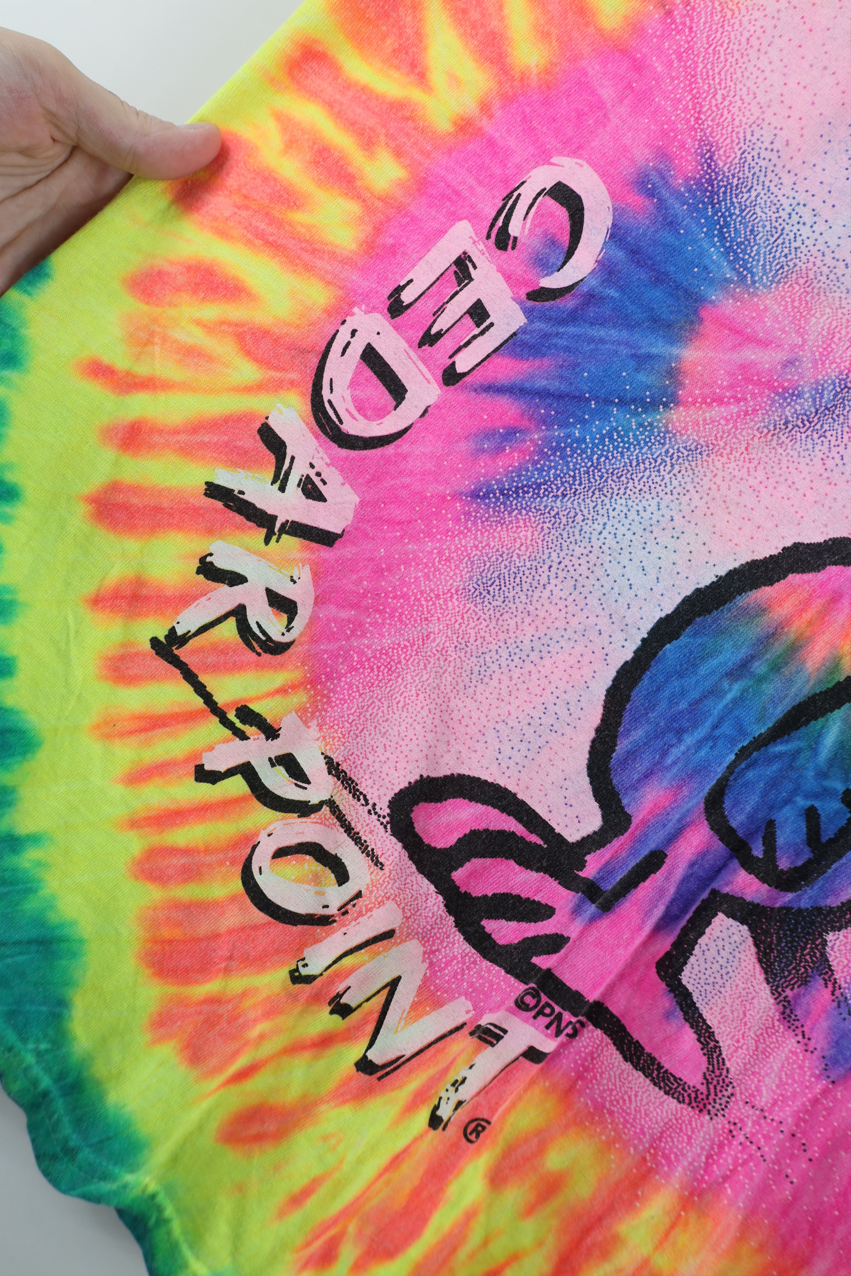 Vintage Vintage Y2K Peanuts Snoopy Tie Dye Cedar Point T-Shirt Size S / US 4 / IT 40 - 6 Thumbnail