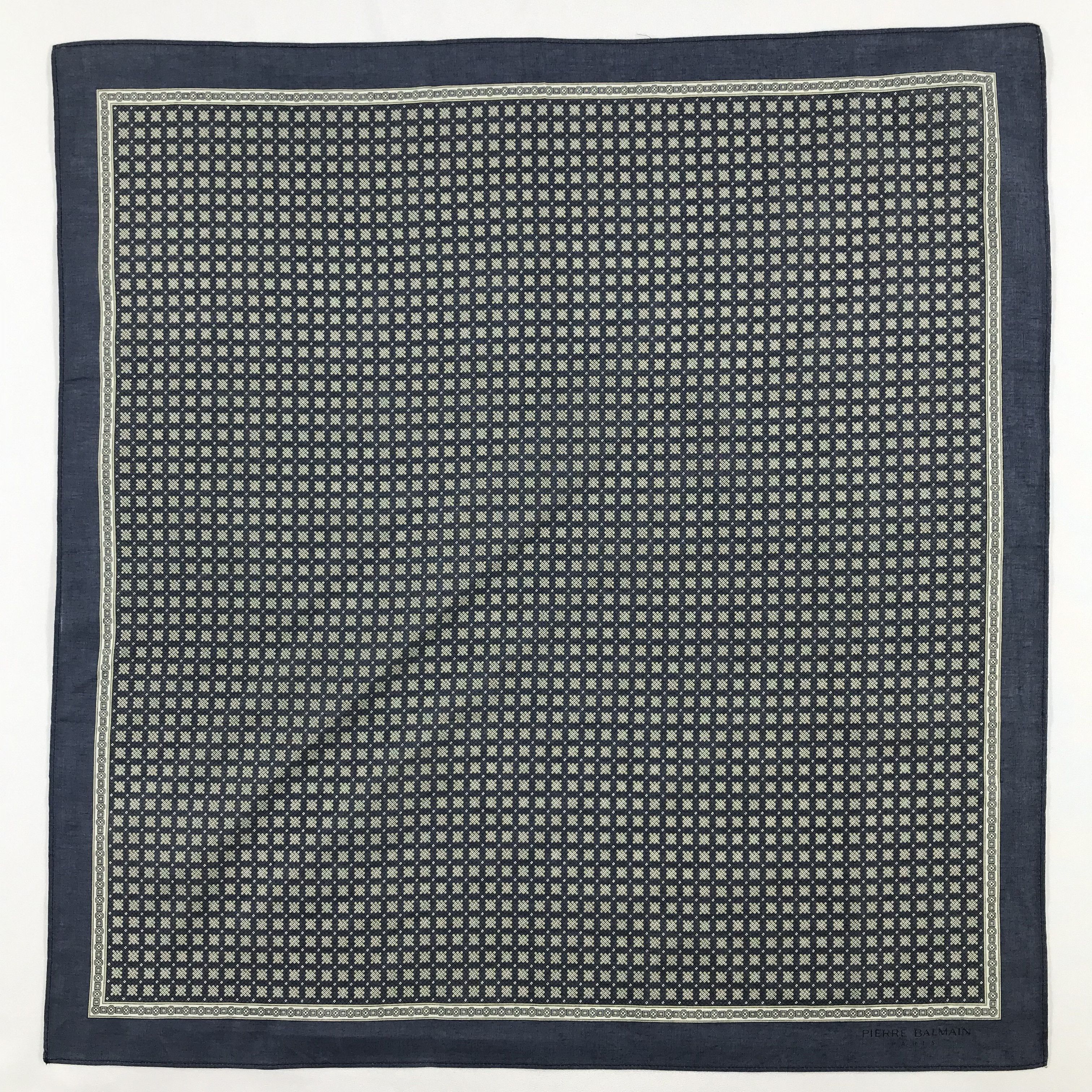 Pierre Balmain × Vintage Pierre Balmain Bandana / Handkerchief / Neckerchief - S2221 Size ONE SIZE - 1 Thumbnail