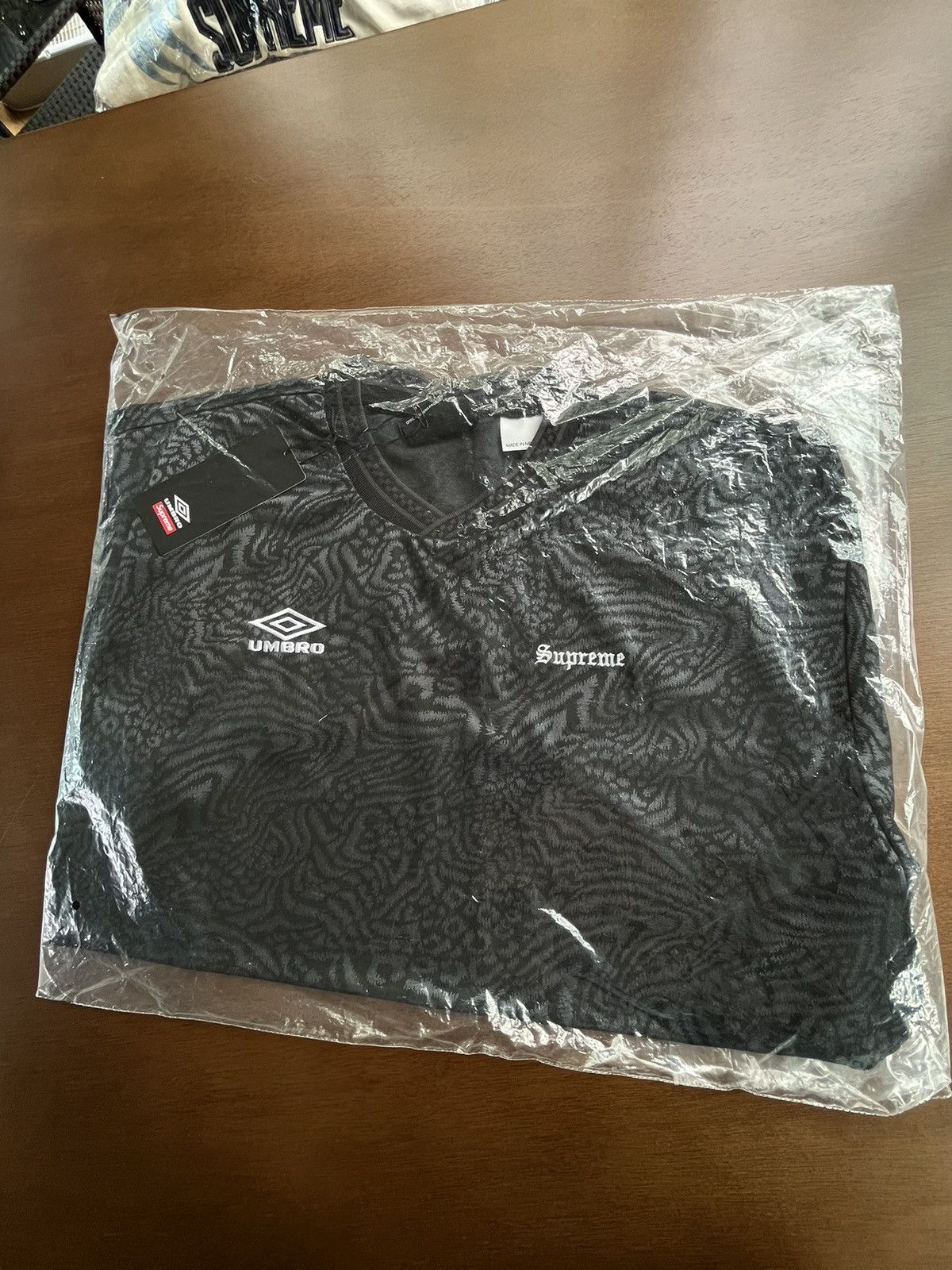 Supreme® / Umbro Jacquard Animal Print Soccer Jersey Poly jersey