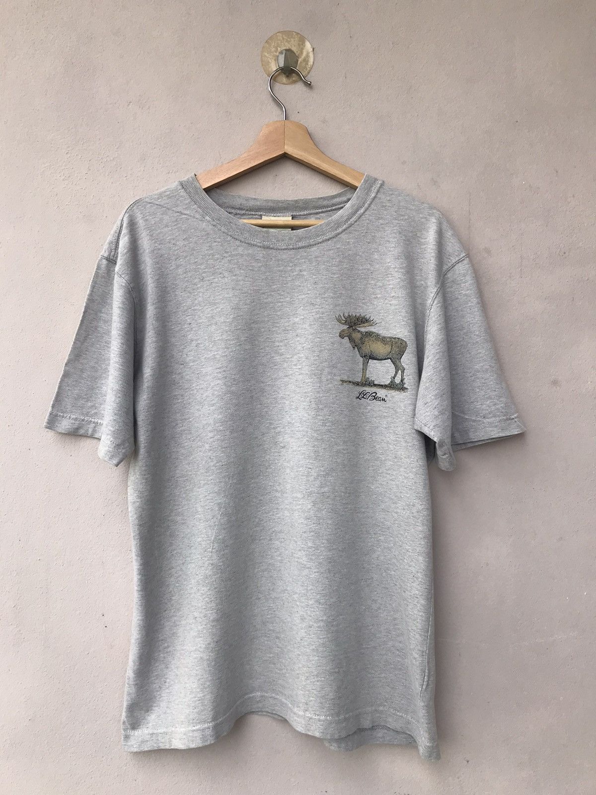 L.L. Bean Vintage L.L Bean Moose Alces Americana Tee Size US M / EU 48-50 / 2 - 1 Thumbnail