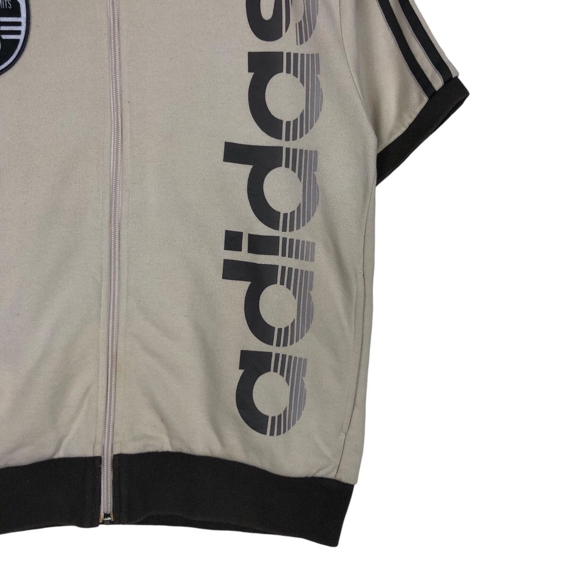 Adidas Adidas Vintage Sweater Jacket Short Sleeve Rare Size US XS / EU 42 / 0 - 4 Thumbnail