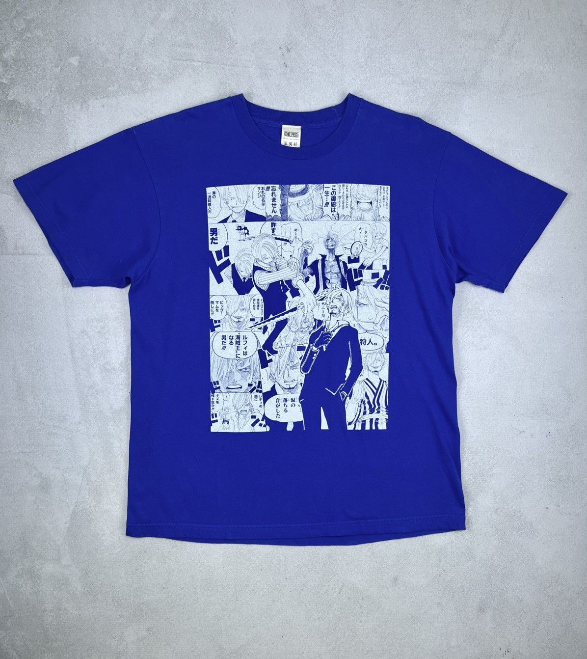 Anime ONE PIECE ‘SANJI’ MANGA PANEL TEE *RARE Size US L / EU 52-54 / 3 - 1 Thumbnail