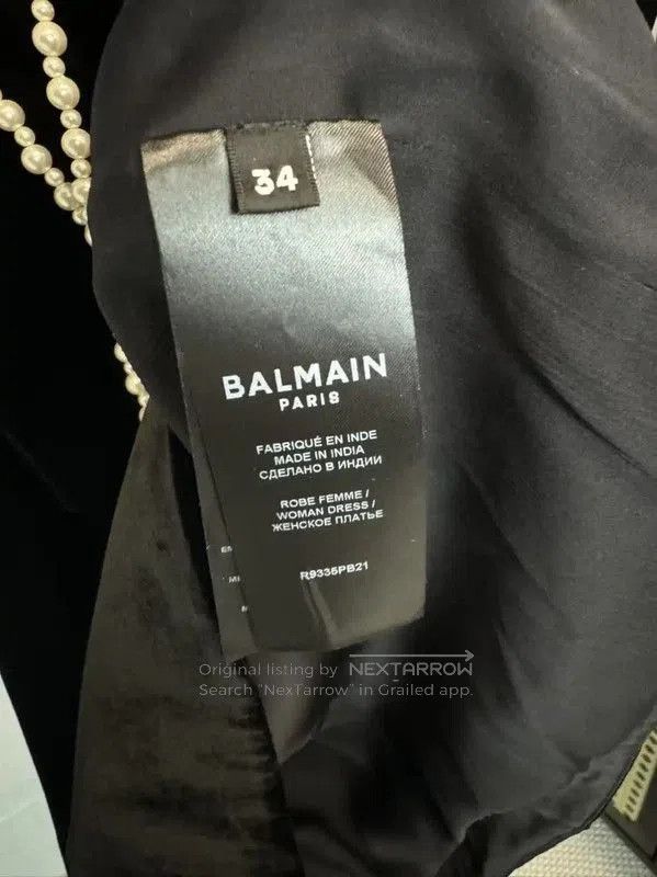 best fitting women's black dress pants Balmain Halter Neck Mini Dress – Runway Catalog