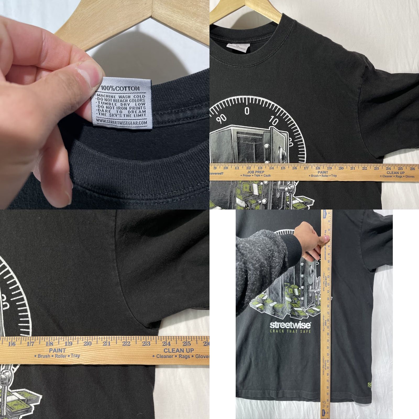 Vintage Streetwise Shirt Mens XL Black Streetwear T-Shirt Logo City Graphic Print Crew Neck Short Sleeve Adults Medium? Size US XL / EU 56 / 4 - 8 Thumbnail