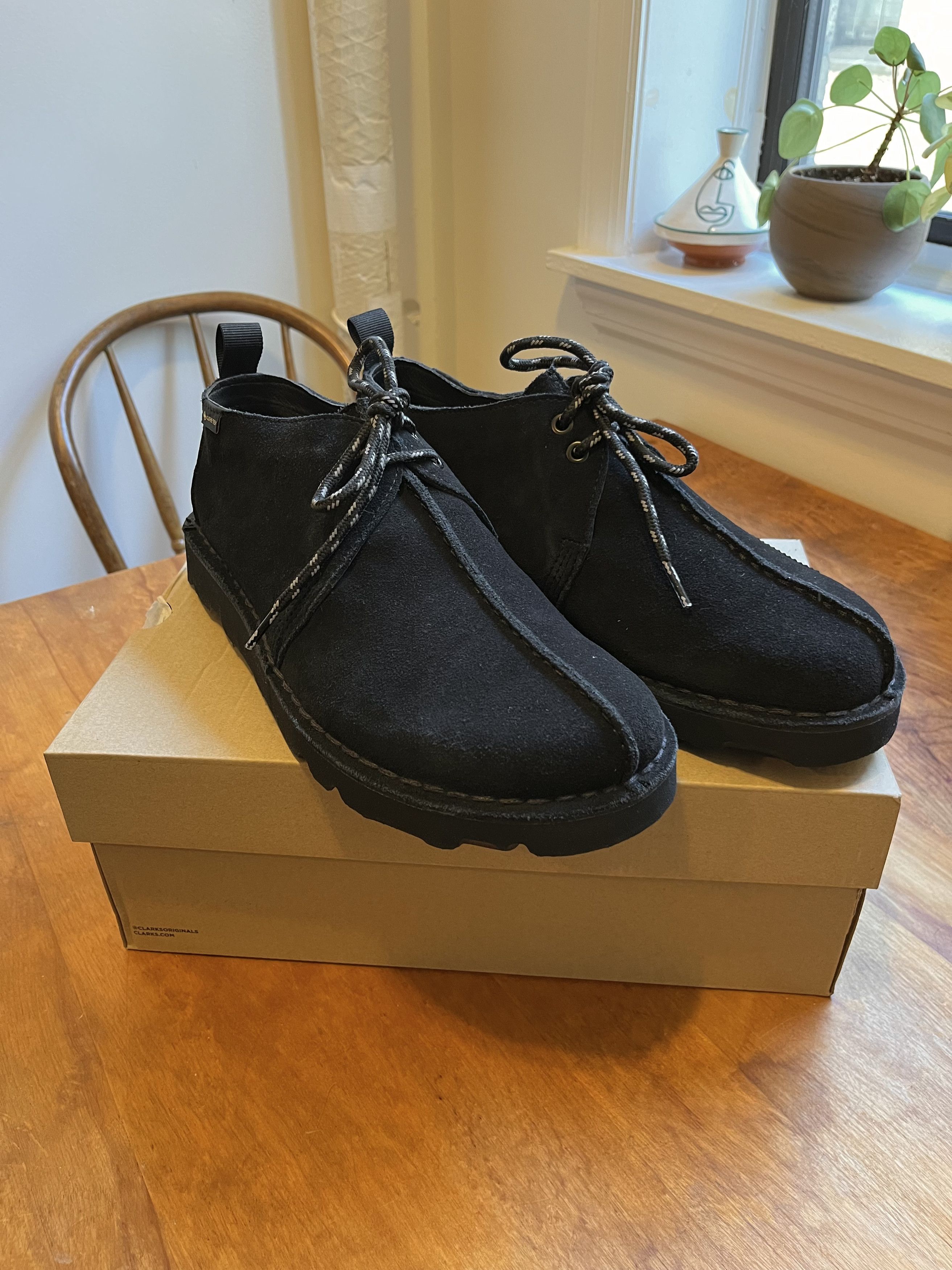 Clarks originals desert trek black online