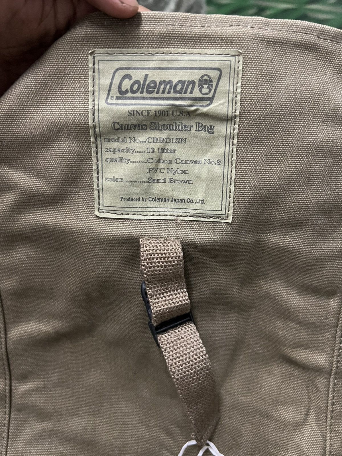 Coleman × Vintage Green Army Vintage 80s COLEMON Shoulder Size ONE SIZE - 6 Thumbnail