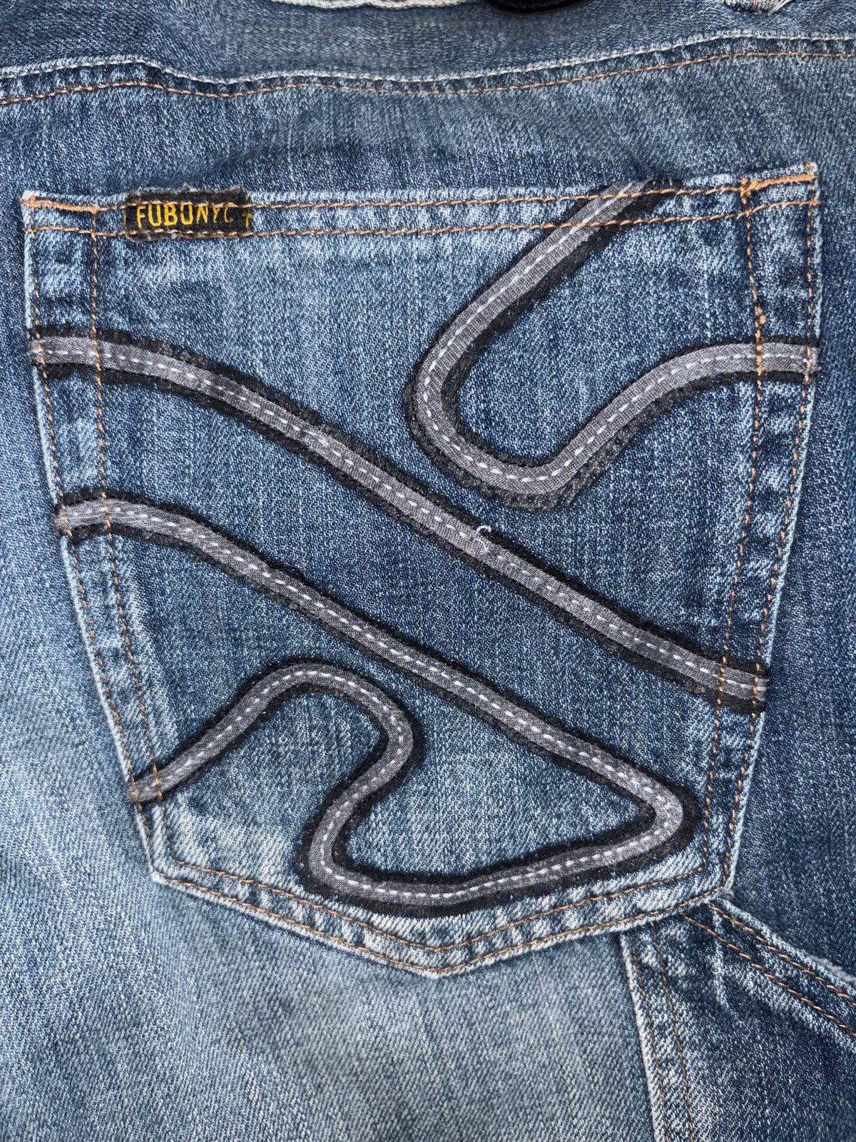 Fubu FUBU Y2K Vintage Baggy Denim Jeans Size US 42 / EU 58 - 8 Thumbnail